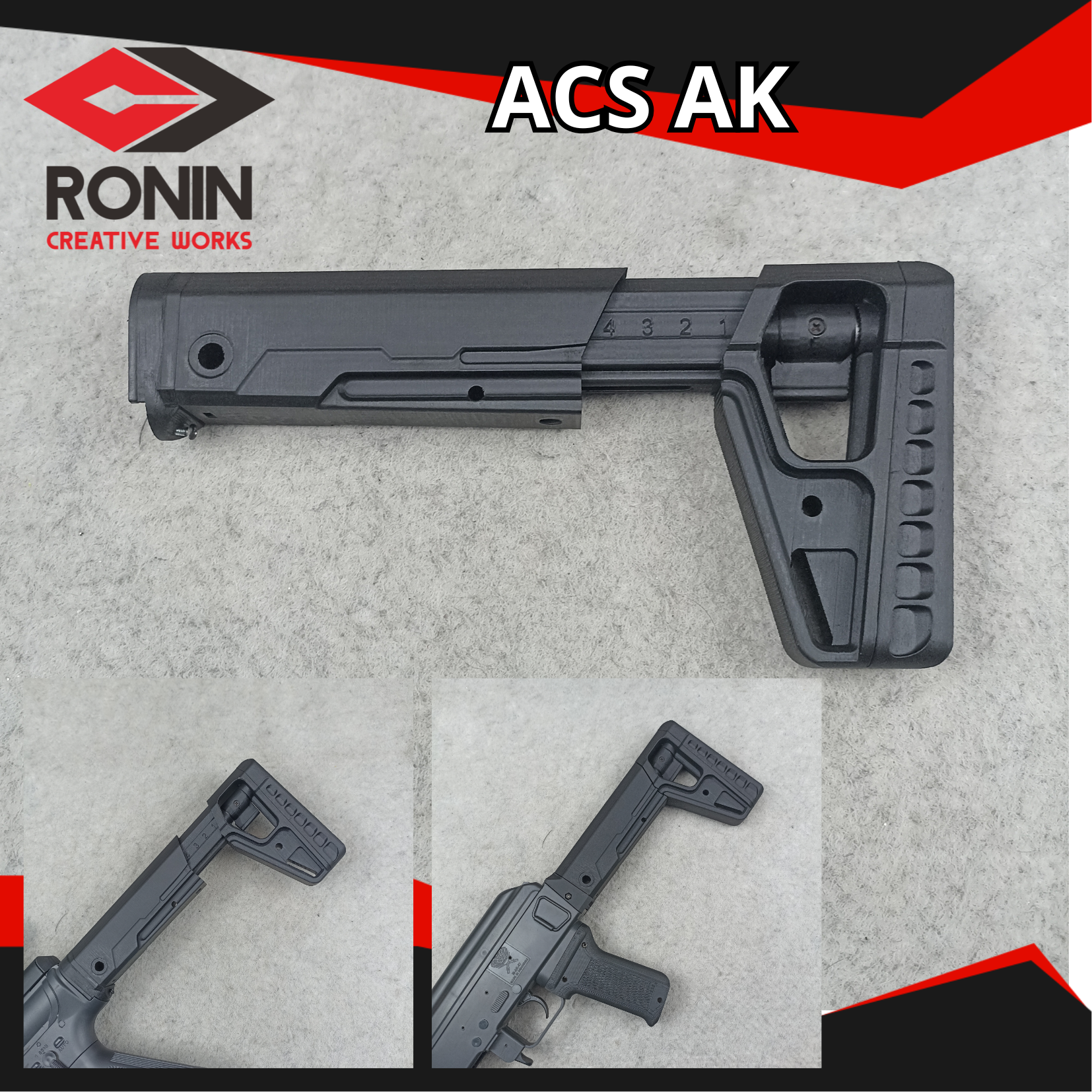 ADVANCED COMBAT STOCK ACS AK 19M
