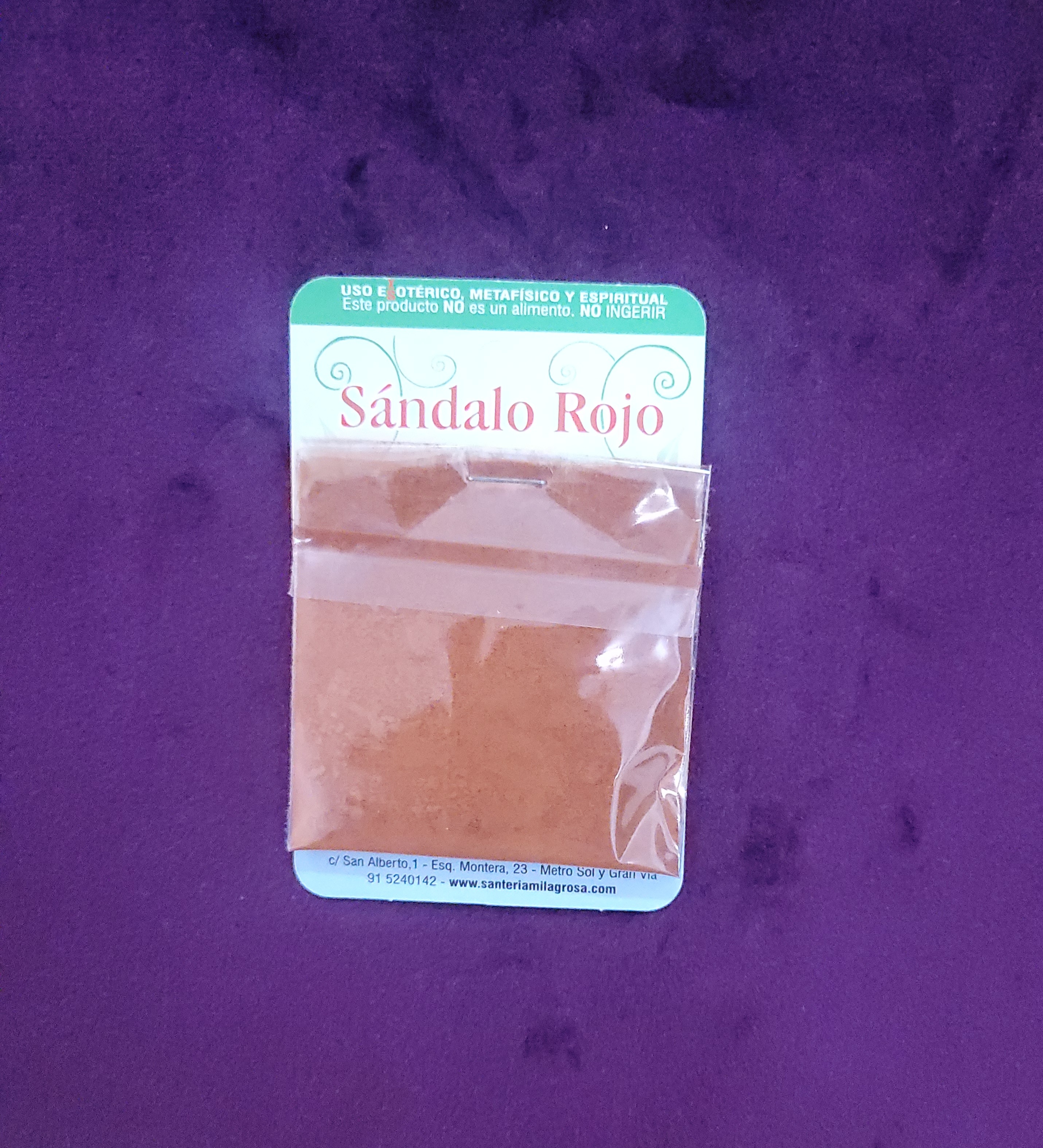 Sándalo Rojo 10 Gramos