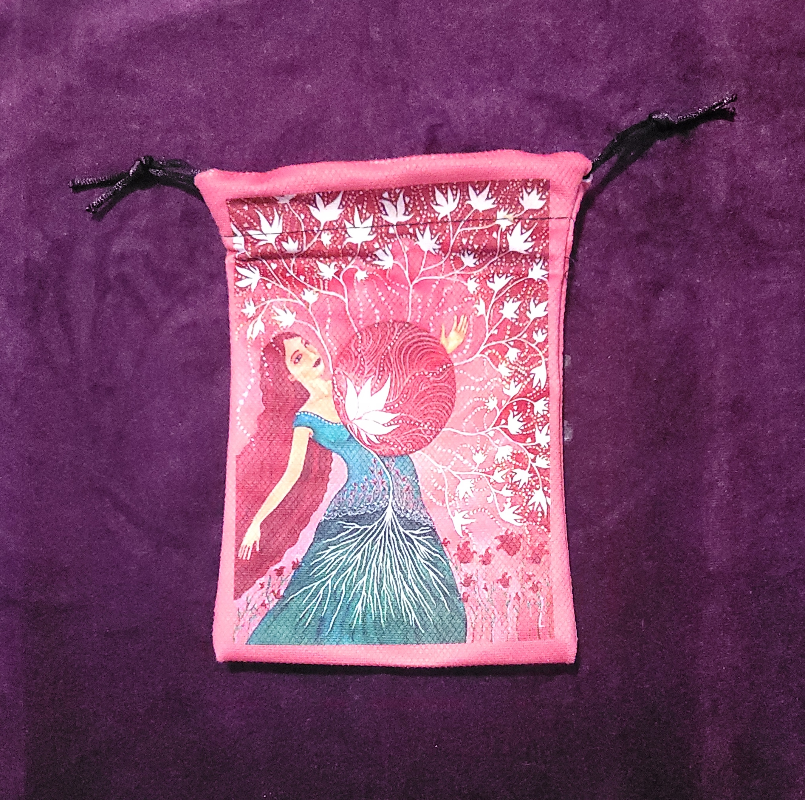 Bolsa Cartas de Tarot Mujer en el Bosque