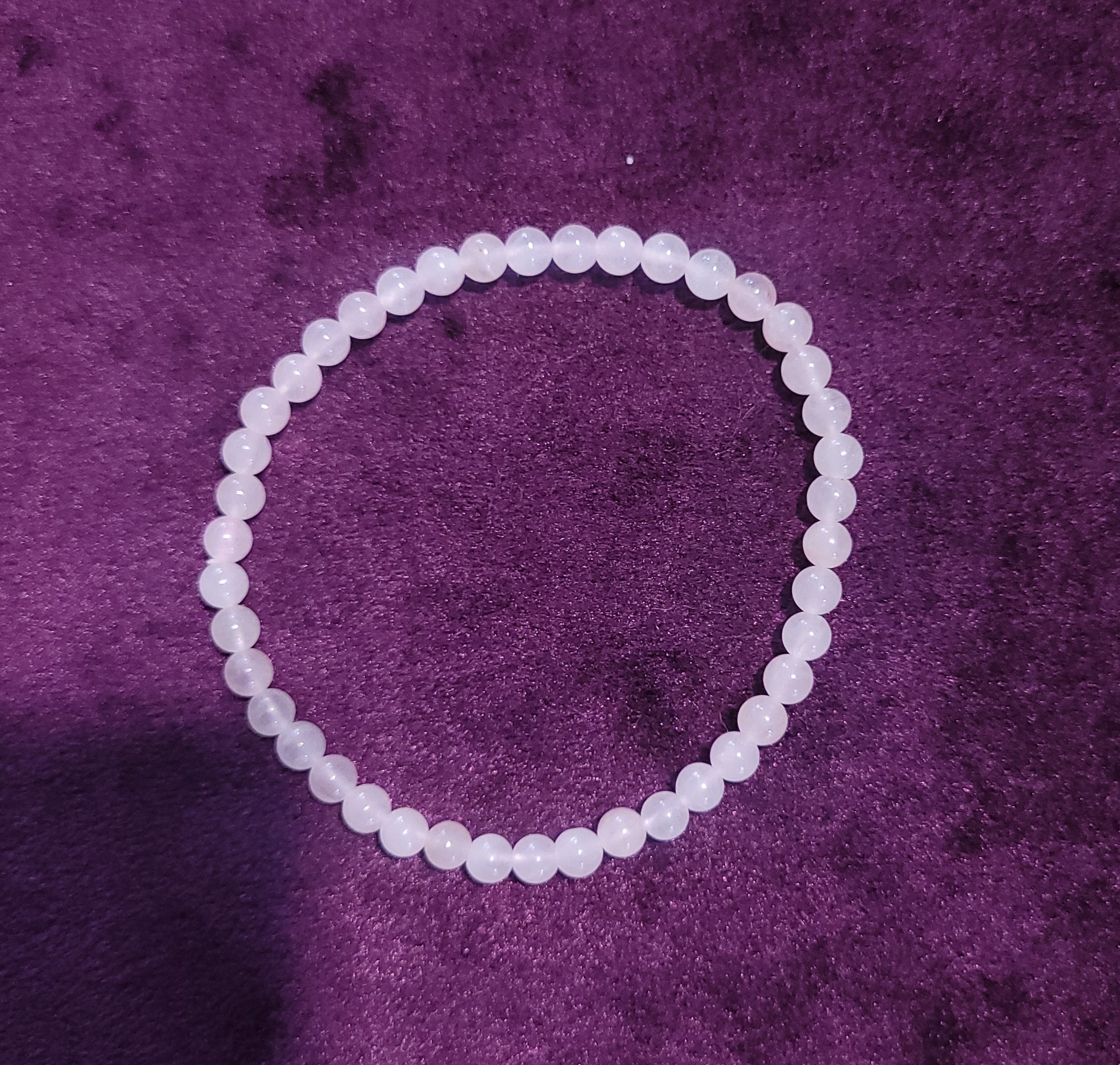 Pulsera de mineral Cuarzo Rosa