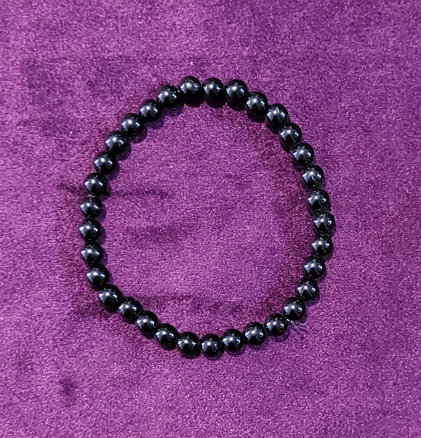 Pulsera de mineral Turmalina Negra