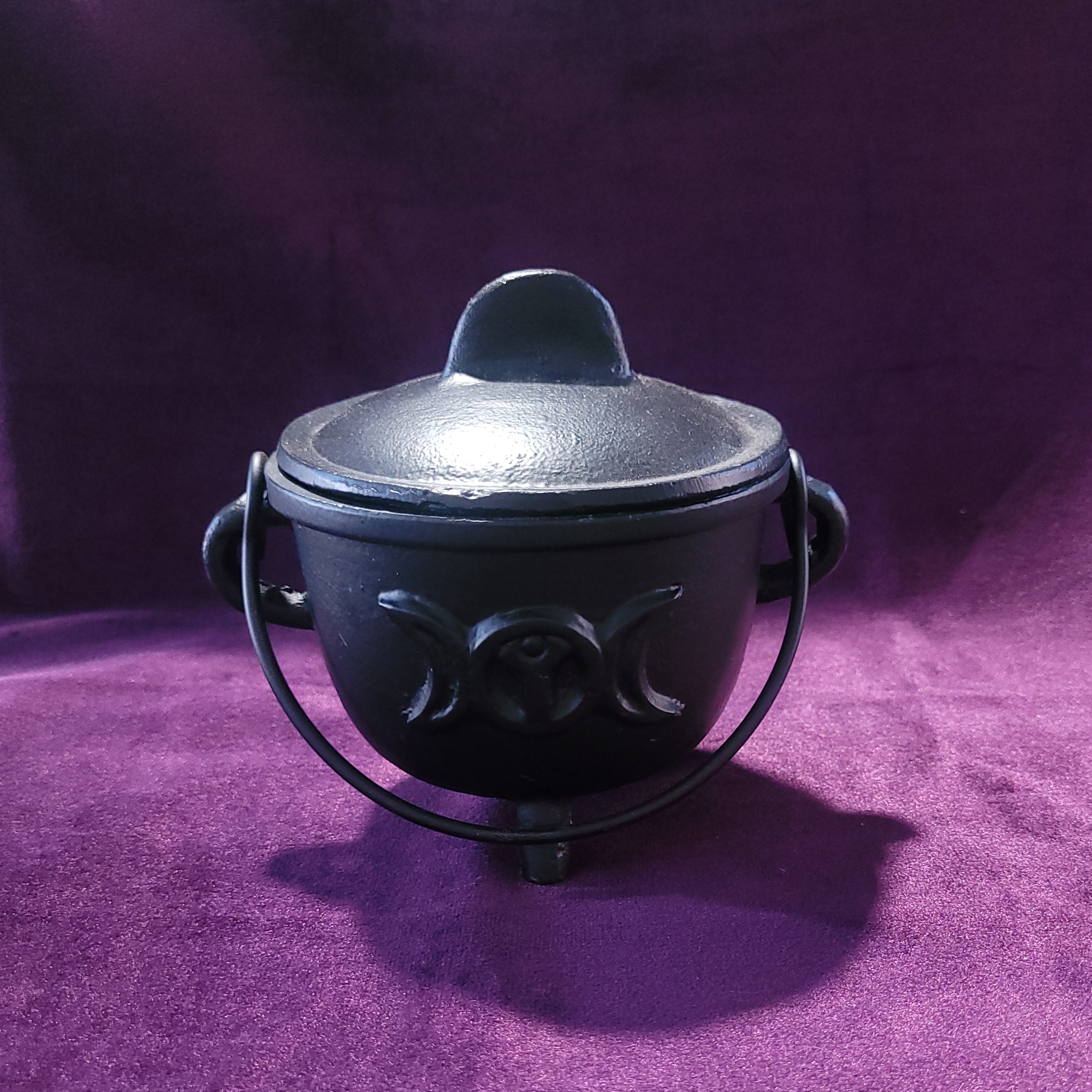 Caldero Hierro Negro Triple Luna