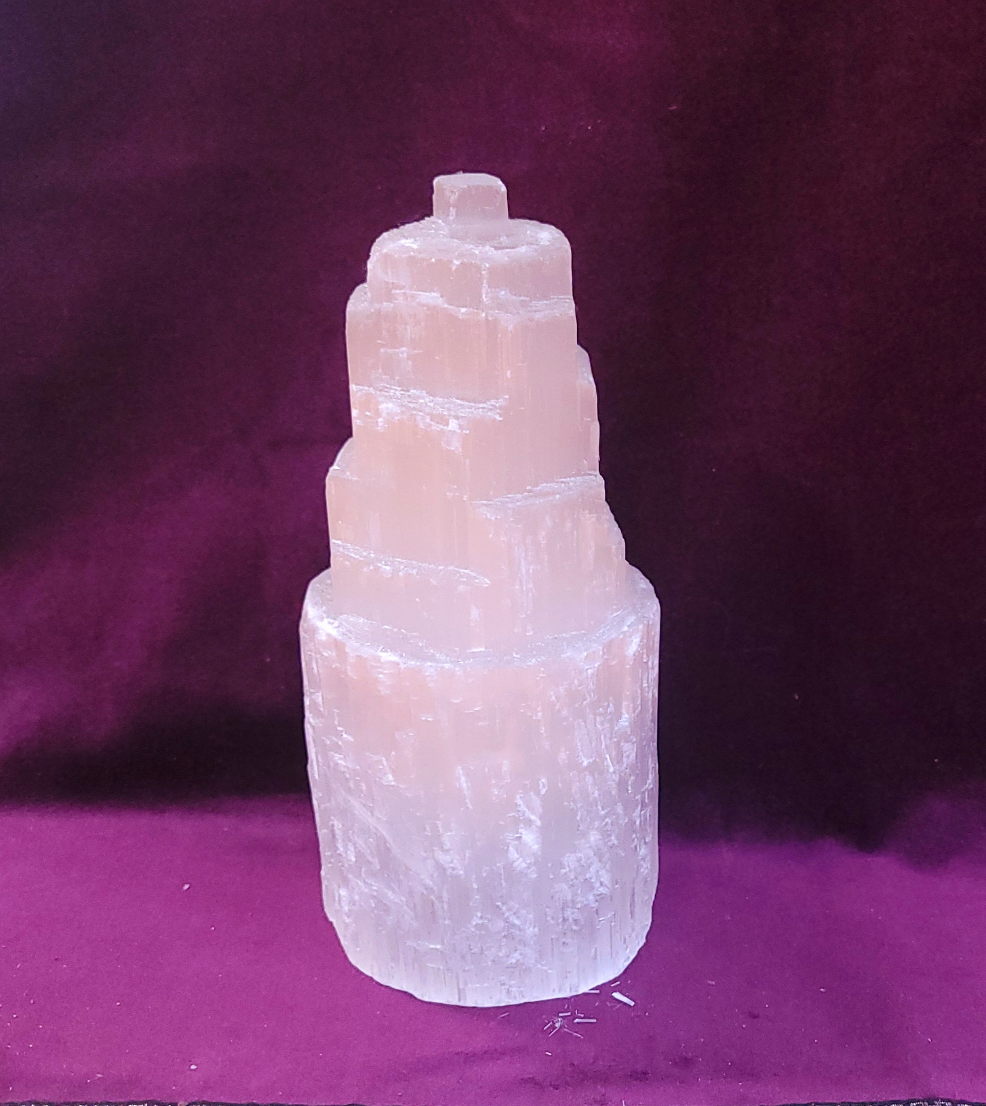 Lámpara Torre de Selenita.