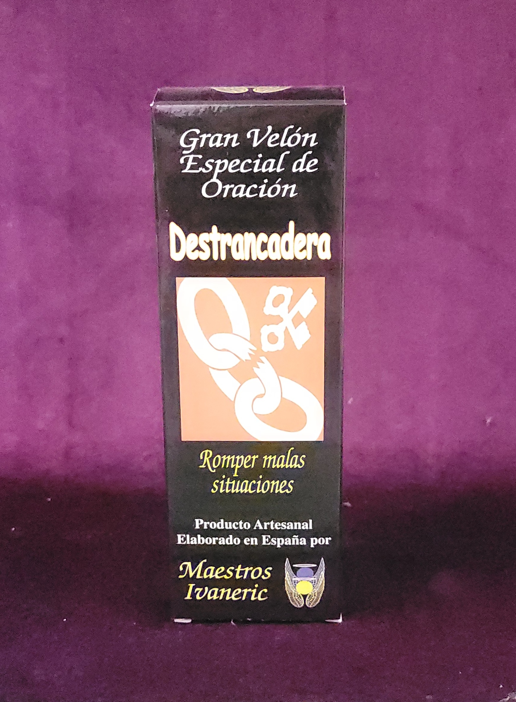 Velón con Oración Desatrancadera romper para situaciones