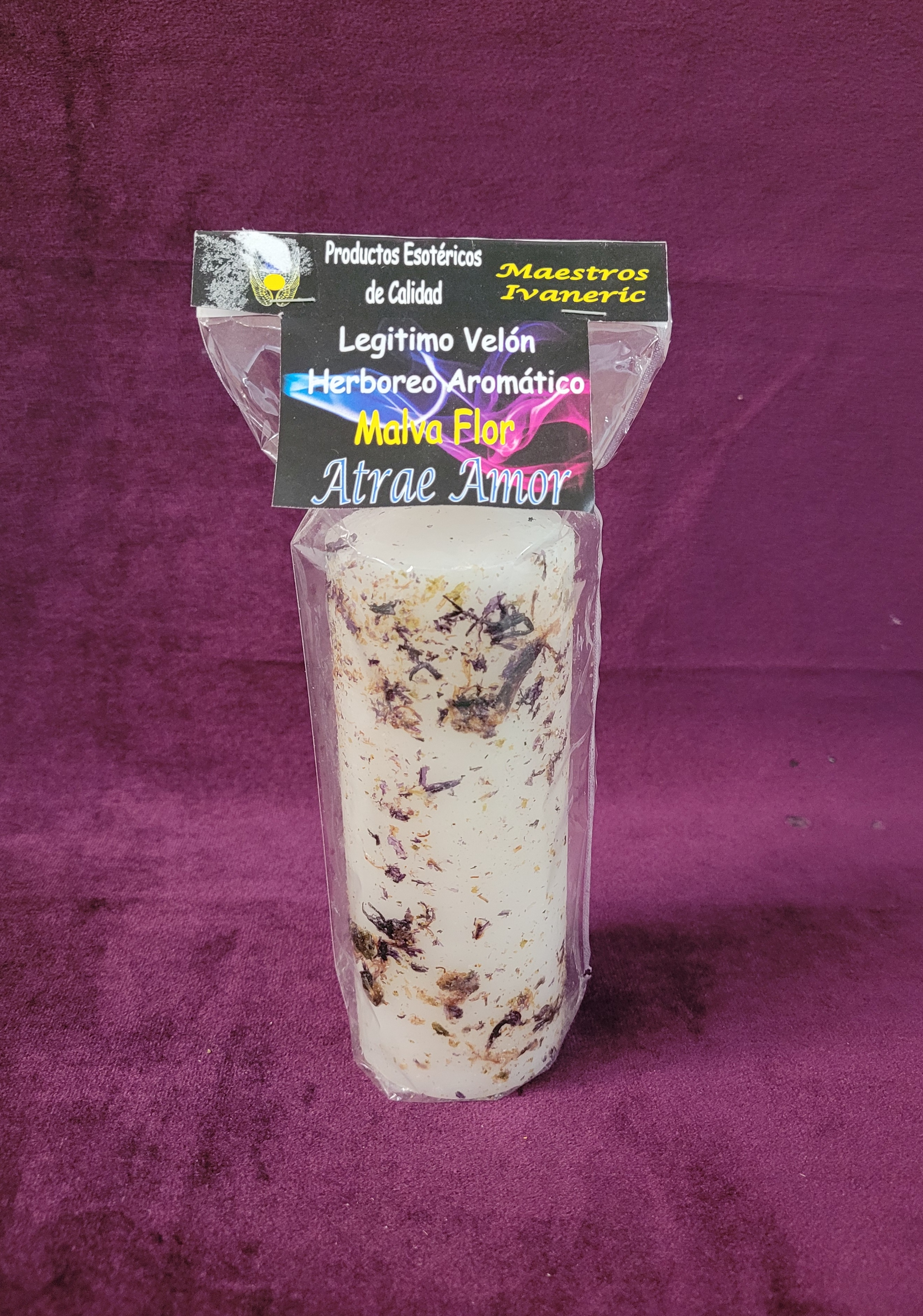 Legítimo velón herbóreo y aromático Malva Flor