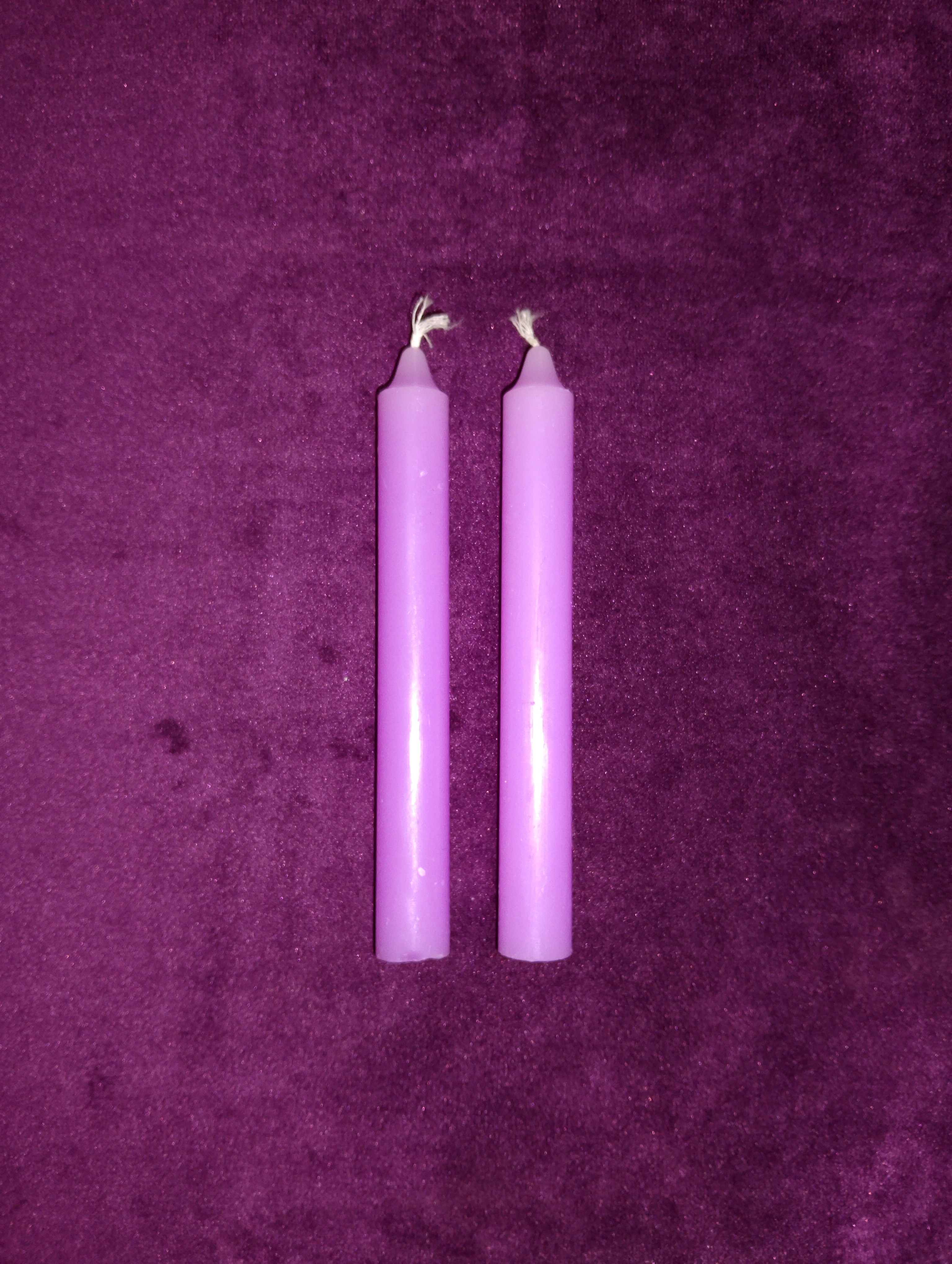 Vela Artesana Violeta