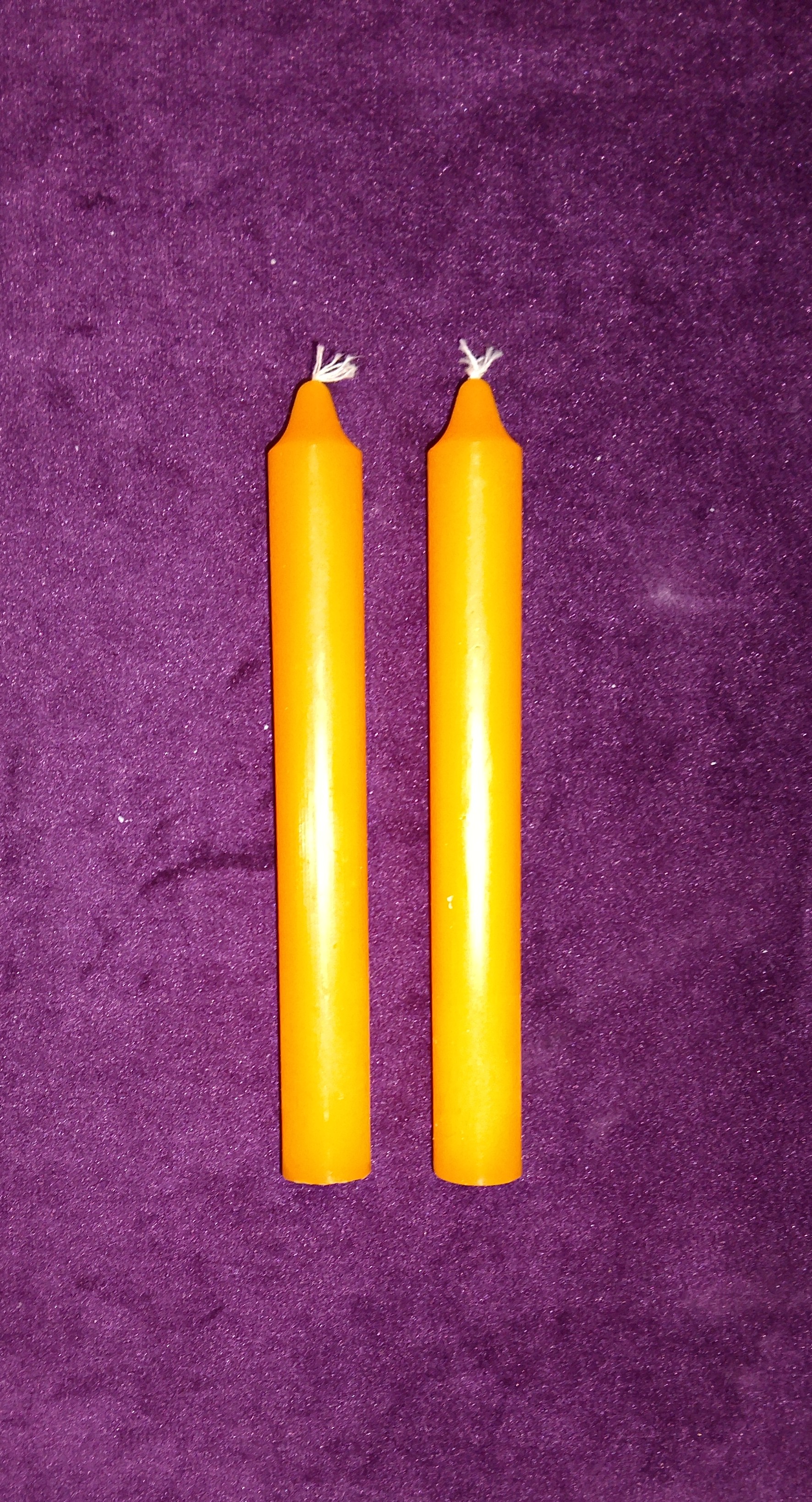 Vela Artesana Naranja