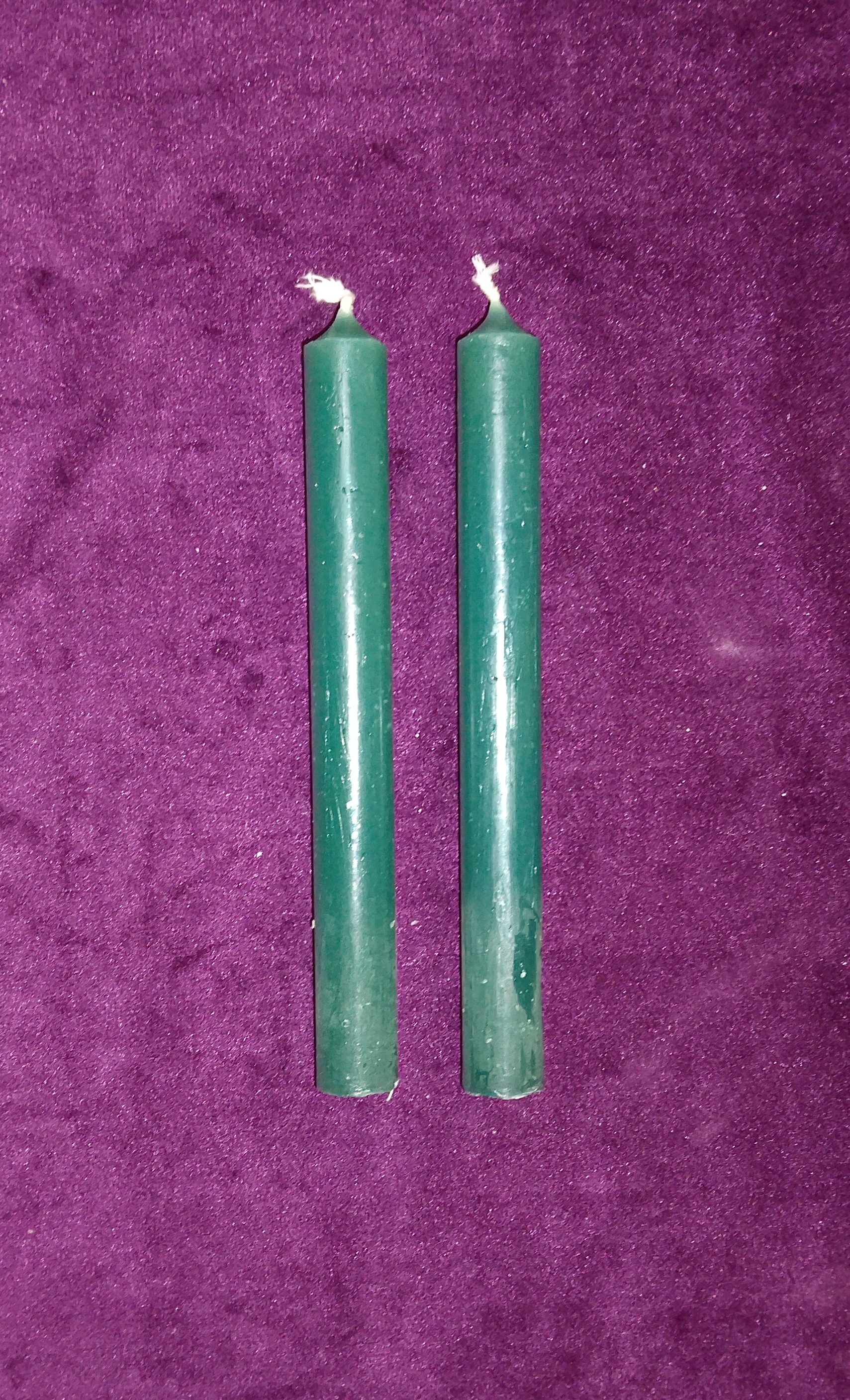 Vela Artesana Verde Oscuro