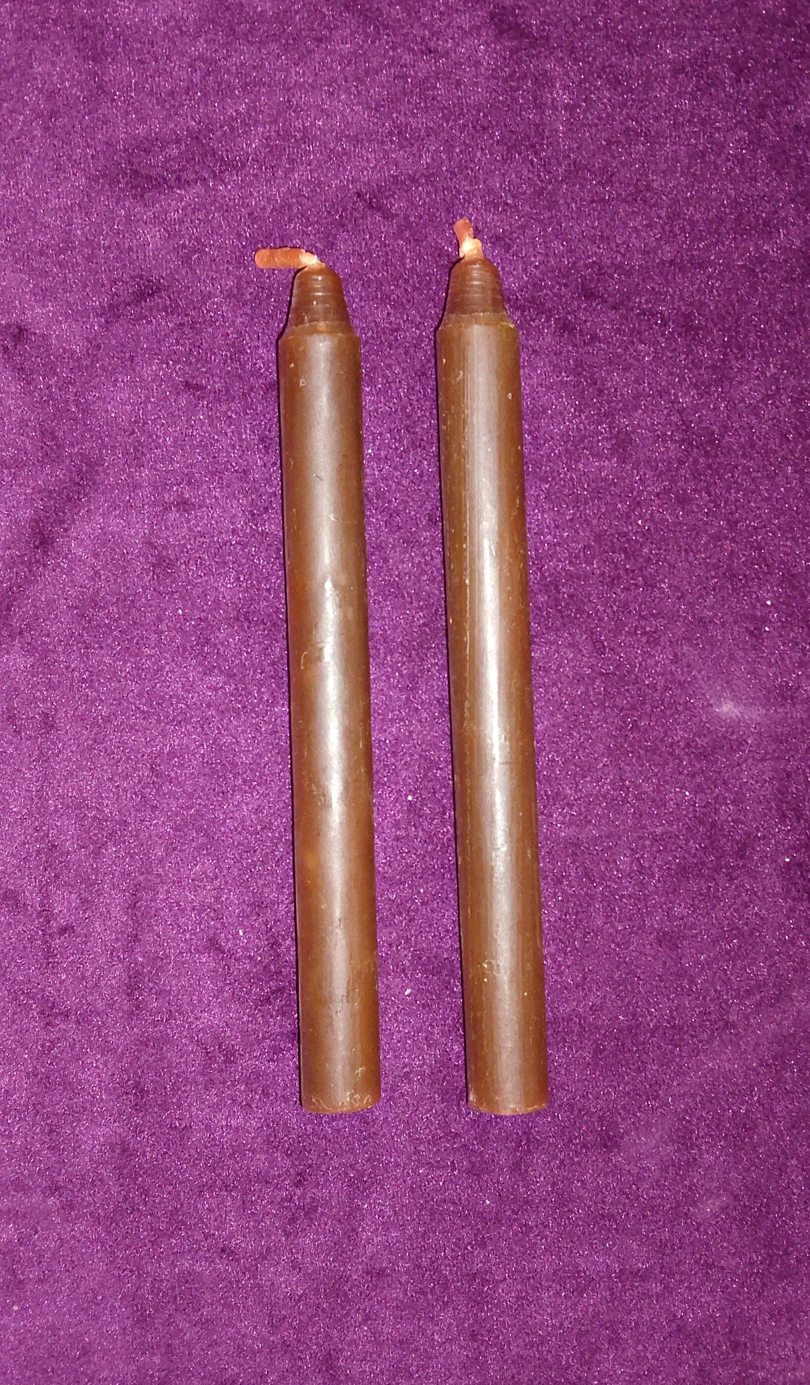 Vela Artesana Marrón