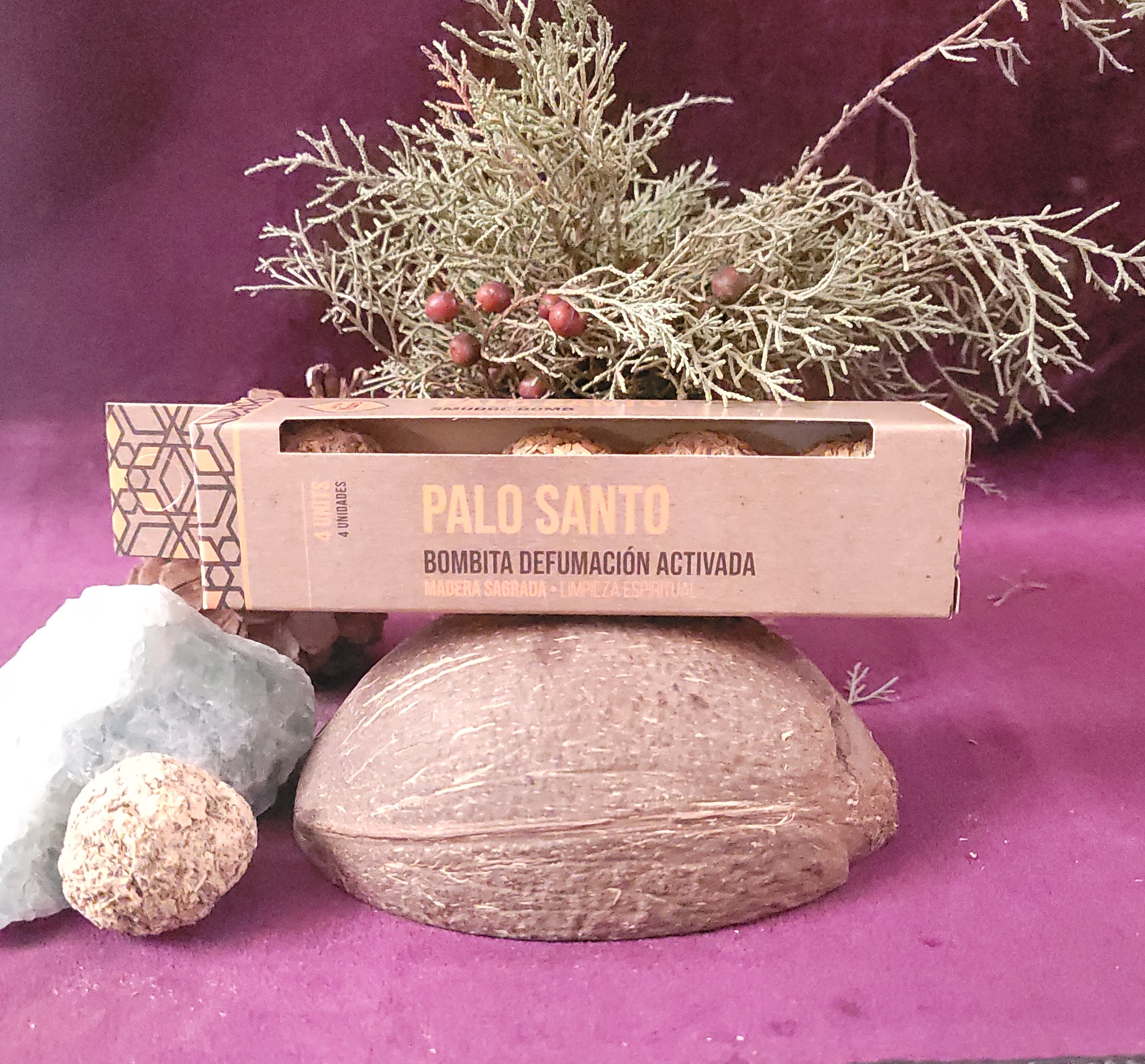 Bombitas Defumación Palo Santo Defumación Activada Sagrada Madre