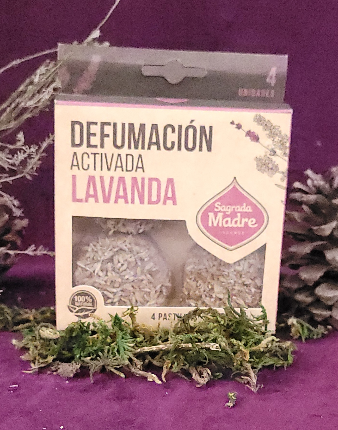 Defumación Activada Lavanda 4 unidades