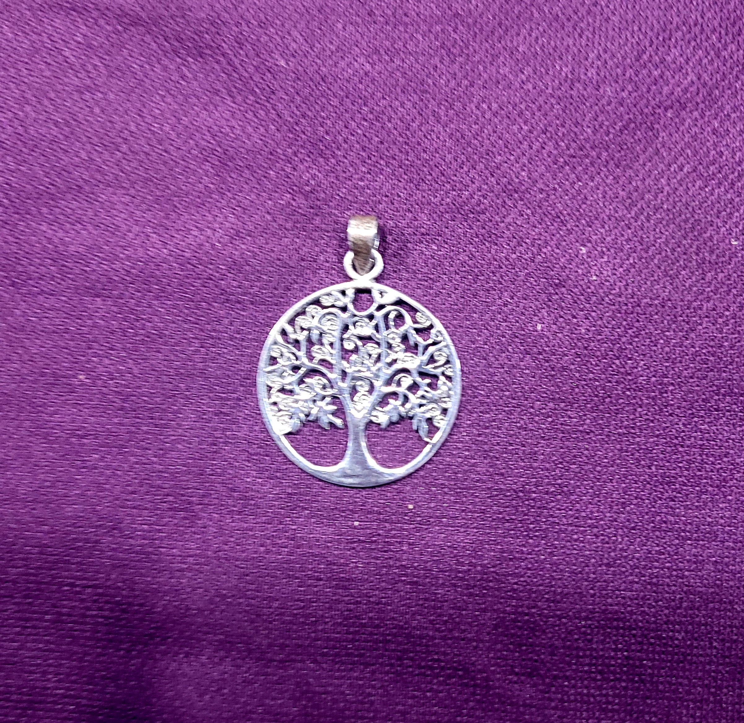 Amuleto Árbol de la Vida. Plata Ley (2cm)
