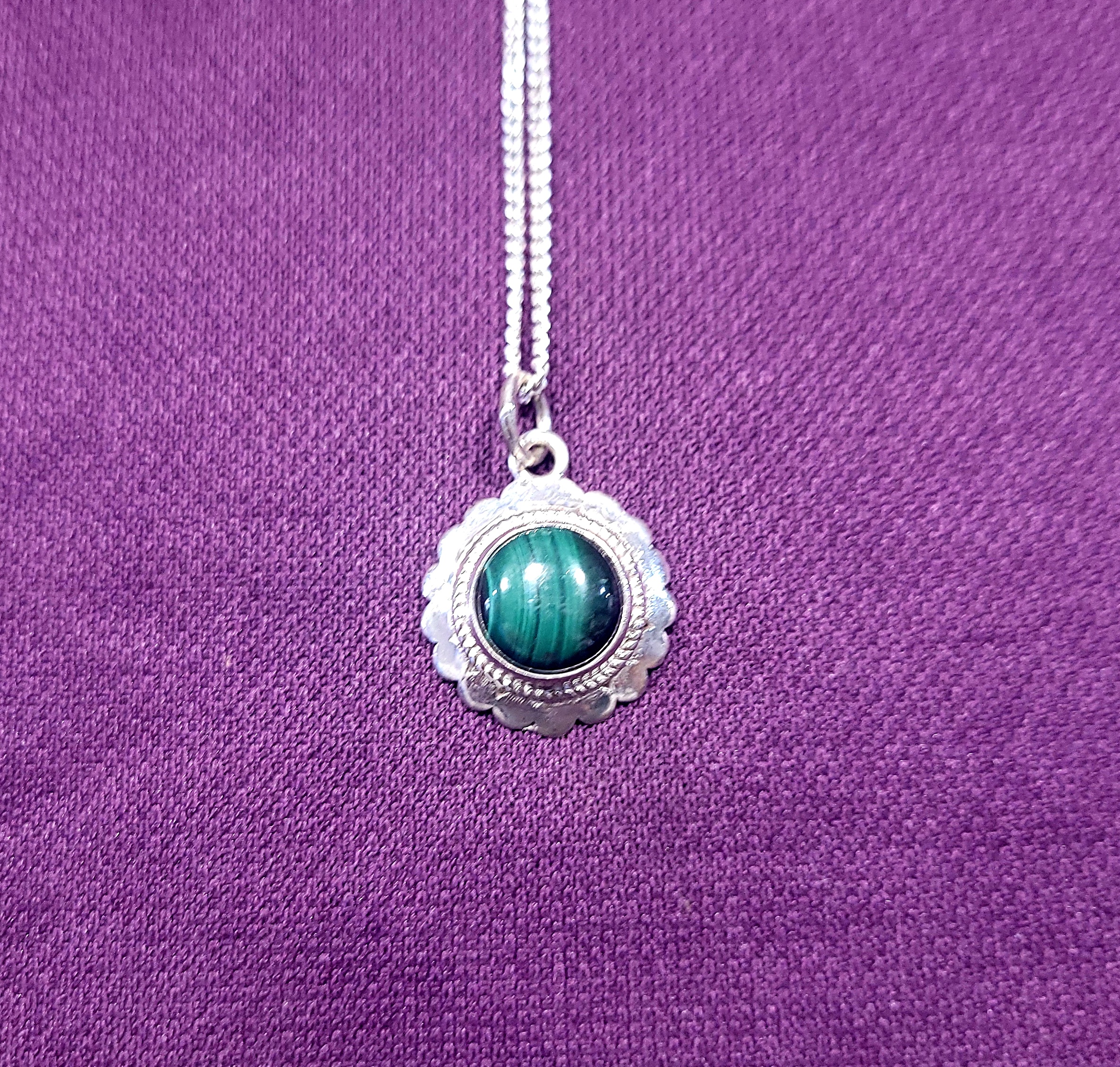 Colgante Rodocrosita Plata Ley 