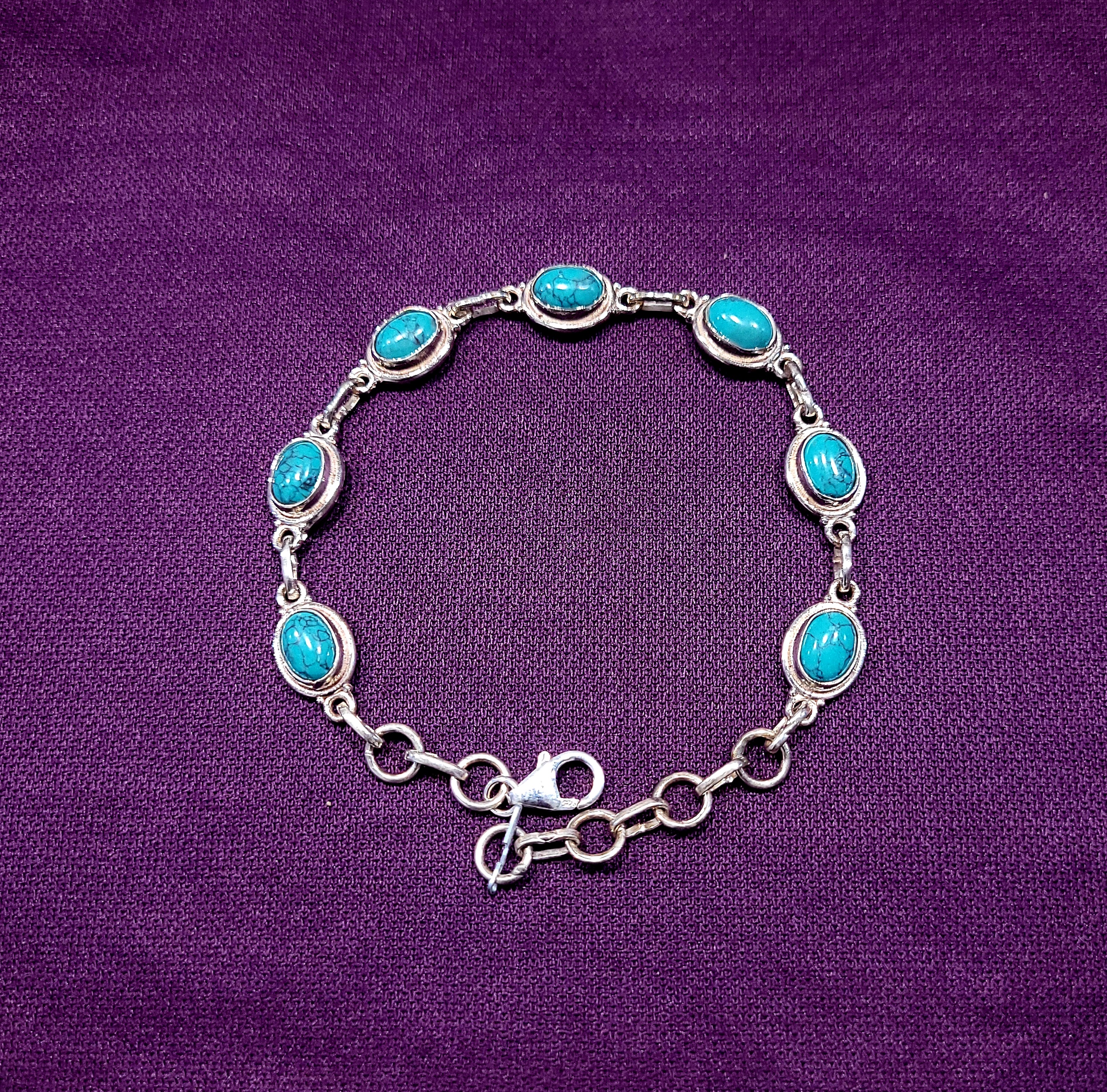 Pulsera Turquenina Plata de Ley
