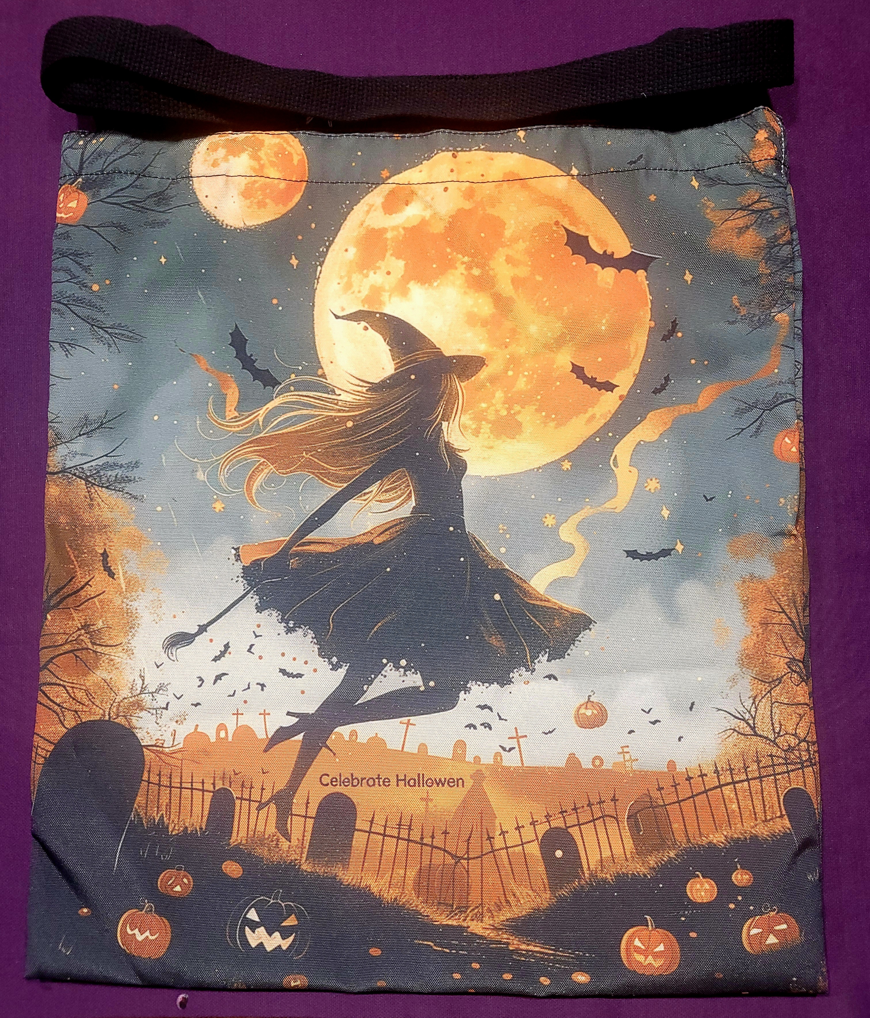 Bolso Bruja y Luna Llena