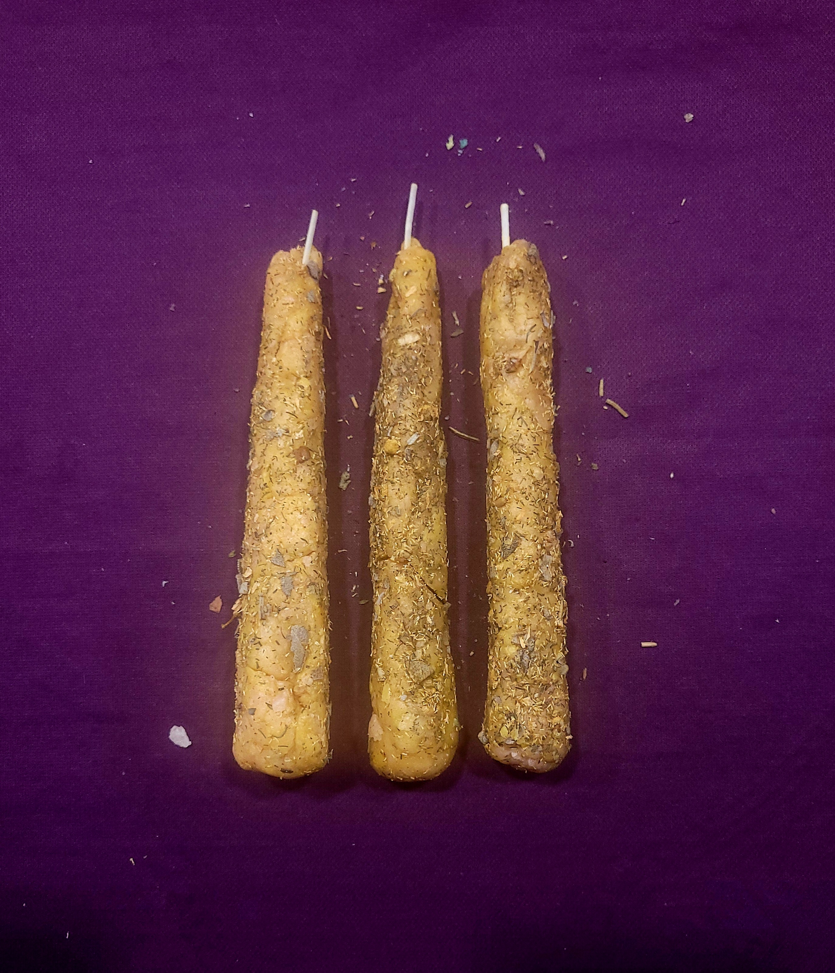 Vela Natural Herbórea  Abundancia y Éxito. Hechas a Mano.