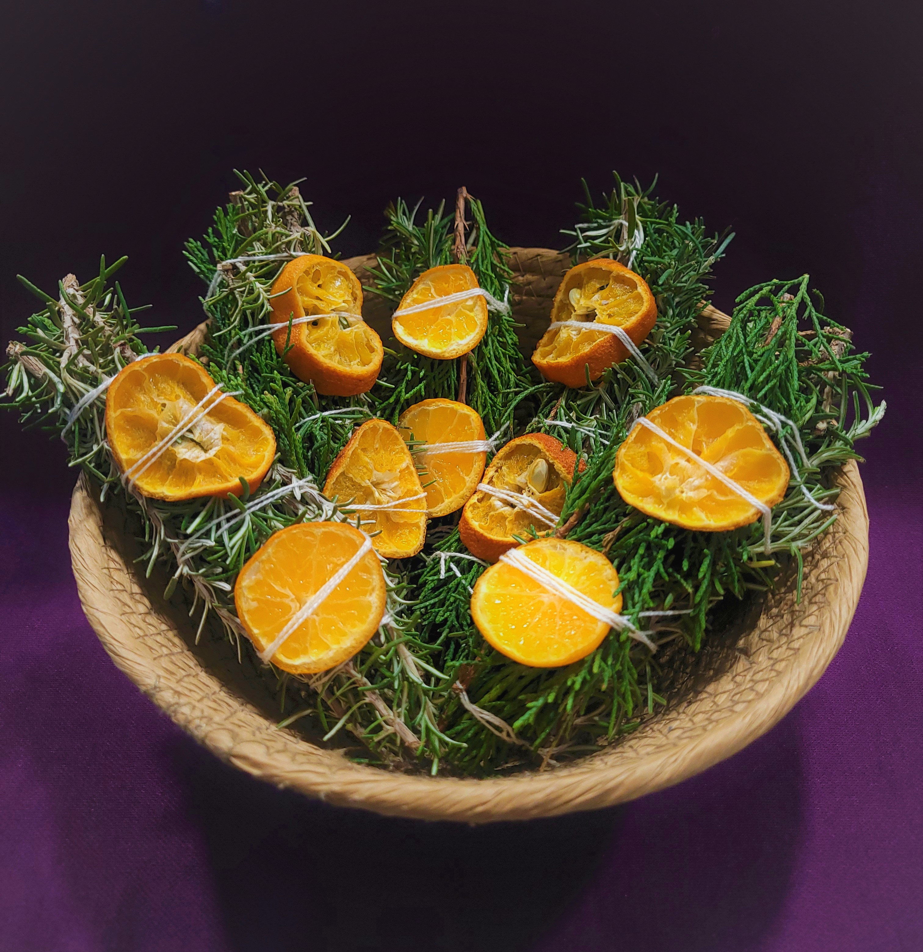 Atadillo de Limpieza y Purificación. Romero, Enebro y Naranja