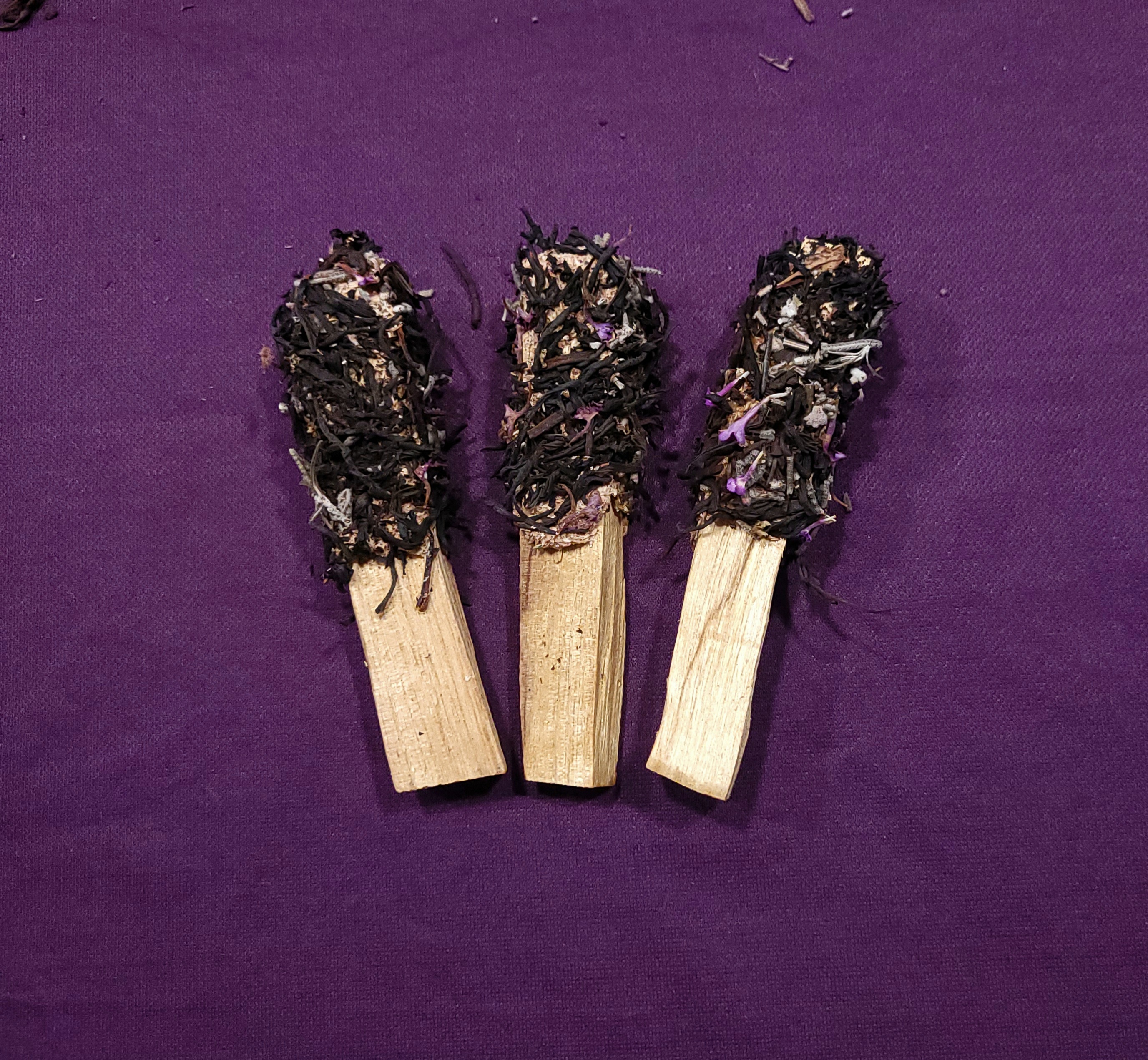 Sahumo Palo Santo y Té Negro con Lavanda