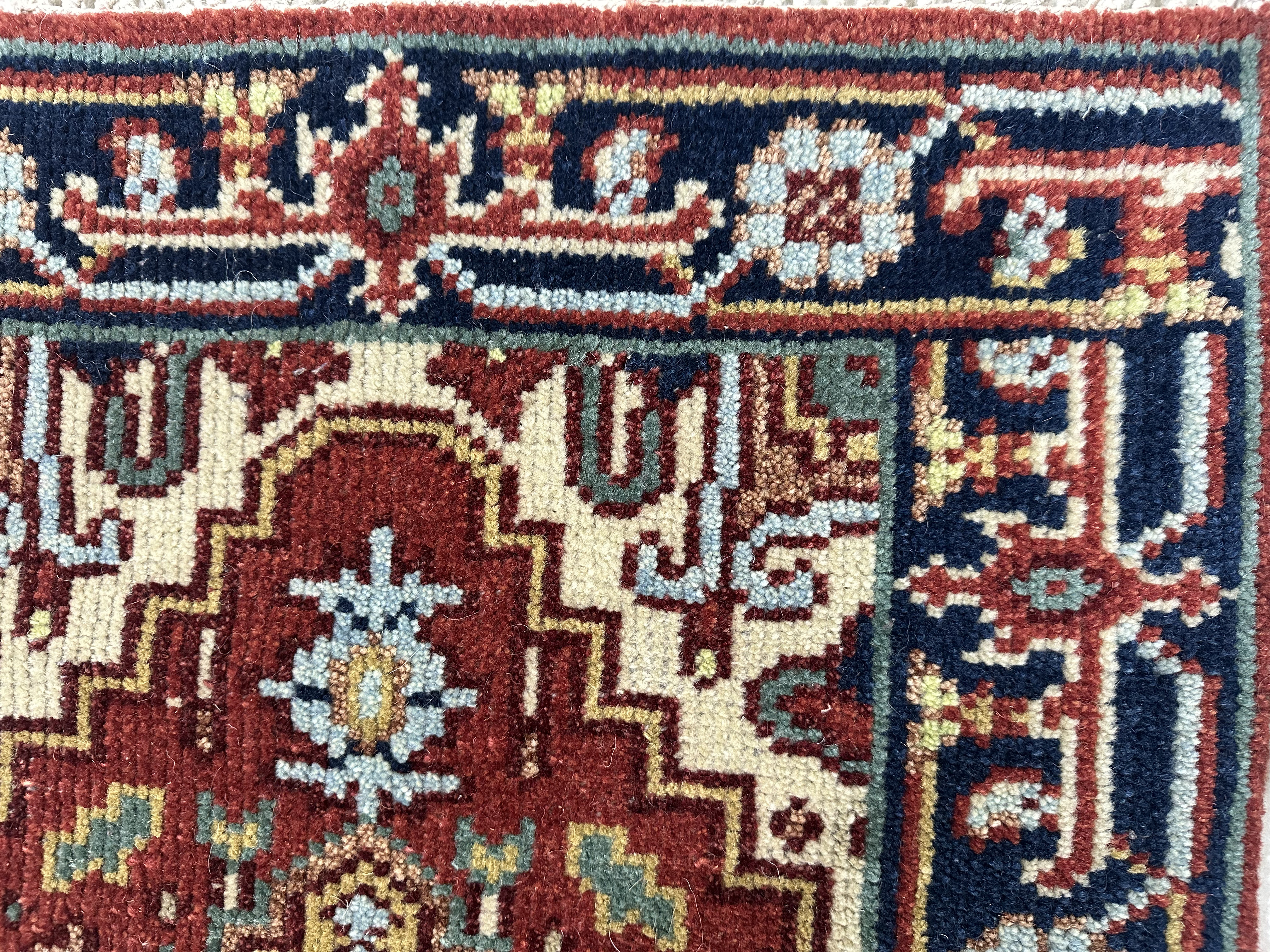 RUBY - Black and Red Wool Combination