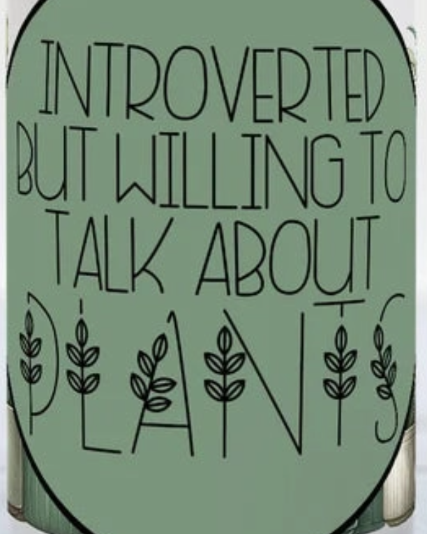 16oz Libbey Glass Frosted Tumbler Introverted But Willing To Talk About Plants