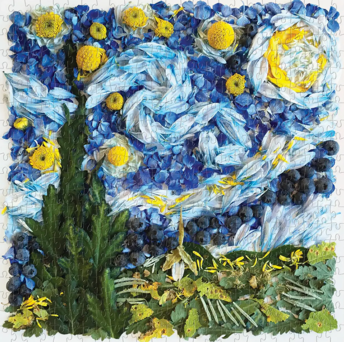 Starry Night Petals 500 Piece Puzzle