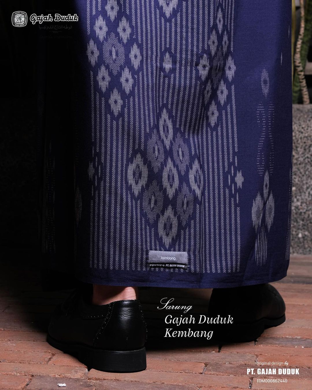 Kain Pelikat Eksklusif Gajah Duduk Asia Kembang / Mika Kembang (Medium 4000)