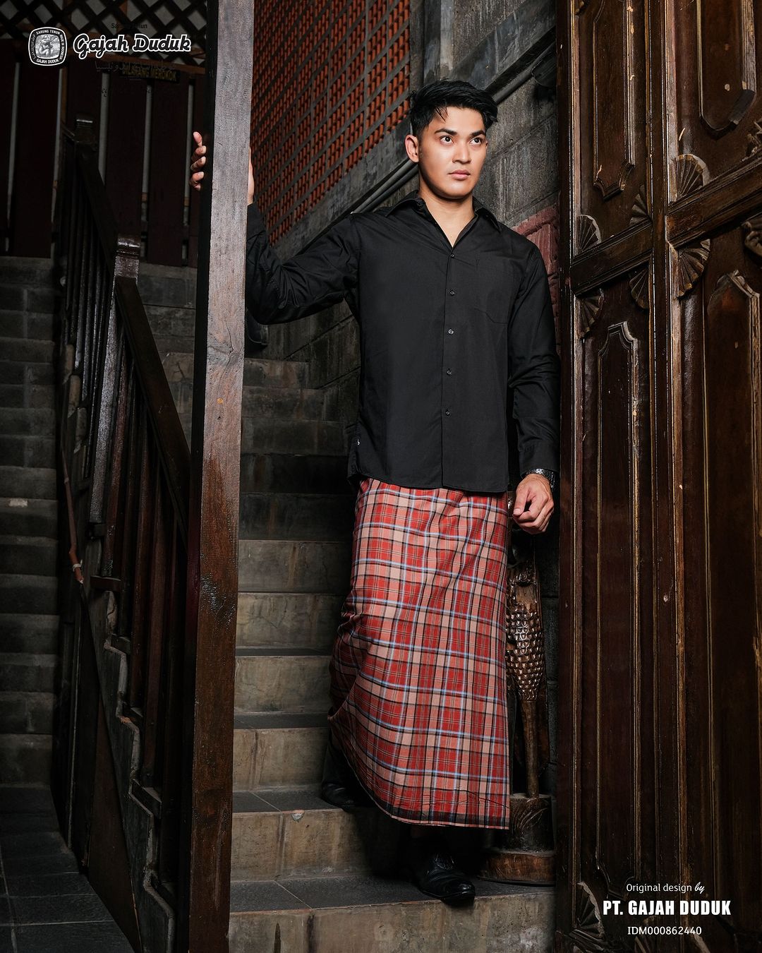 Kain Pelikat Gajah Duduk Mika Duplex  (Standard-2000 benang)