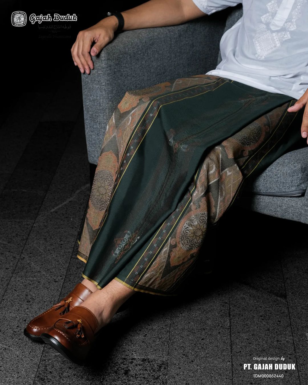 Kain Pelikat Eksklusif Gajah Duduk Infinity  (Premium - 11 000 benang)