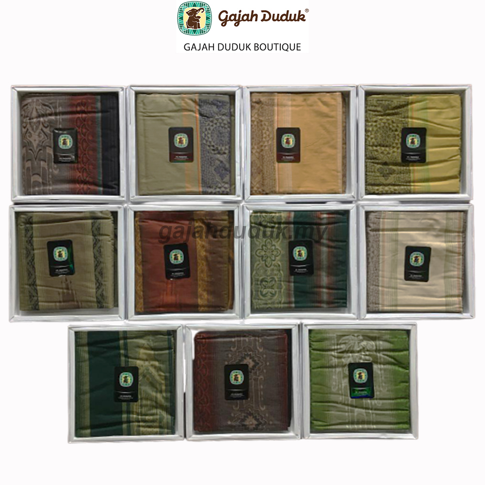 Kain Pelikat Eksklusif Gajah Duduk Signature  (Premium - 10 000 benang)