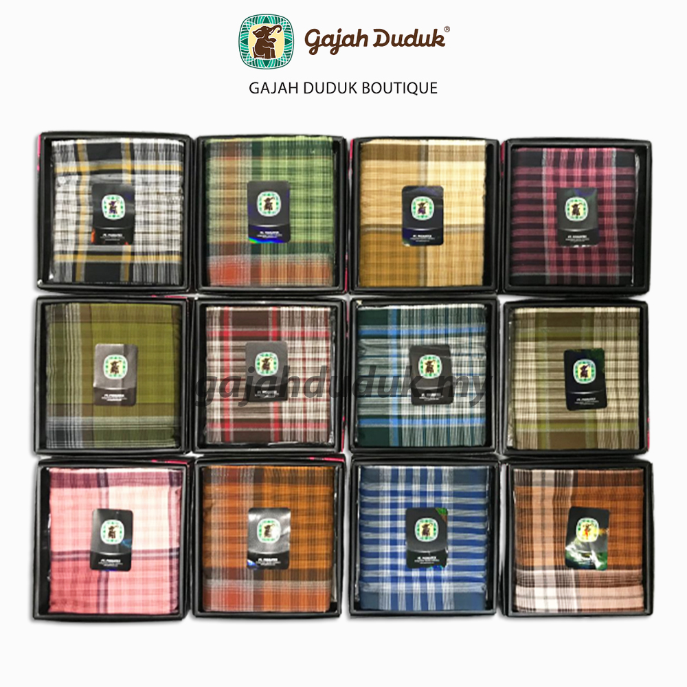  Kain Pelikat Eksklusif Gajah Duduk Piur (Medium - 4000 benang)