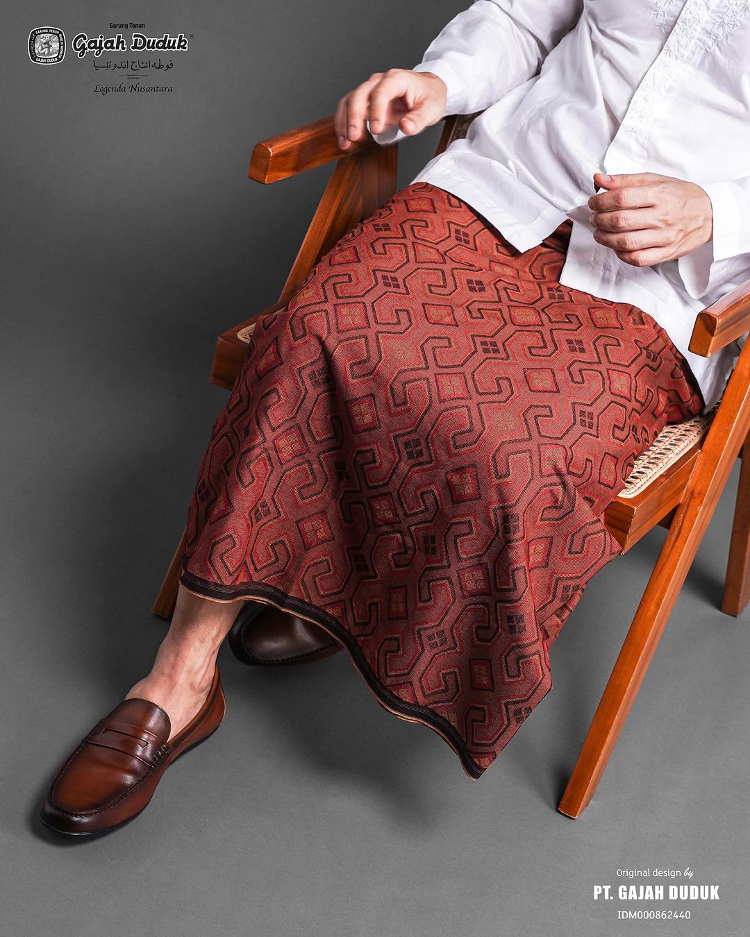  Kain Pelikat Eksklusif  Gajah Duduk Maestro (Premium - 8000 benang)