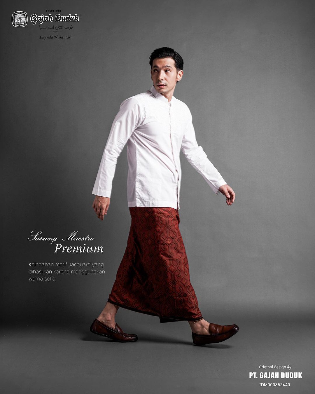 Kain Pelikat Eksklusif Gajah Duduk Maestro (Premium - 8000 benang)