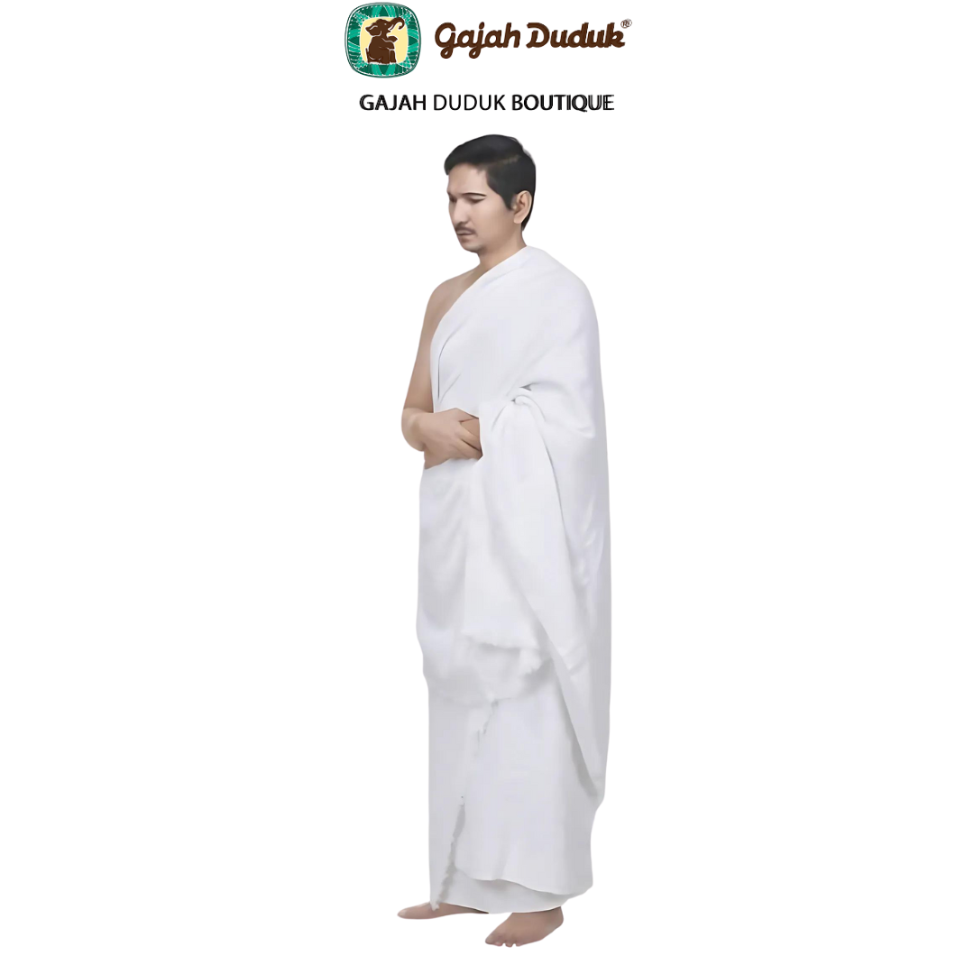 Kain Ihram Premium Cotton & Microfiber Eksklusif Dewasa & Kanak-Kanak Sesuai Untuk Umrah Haji