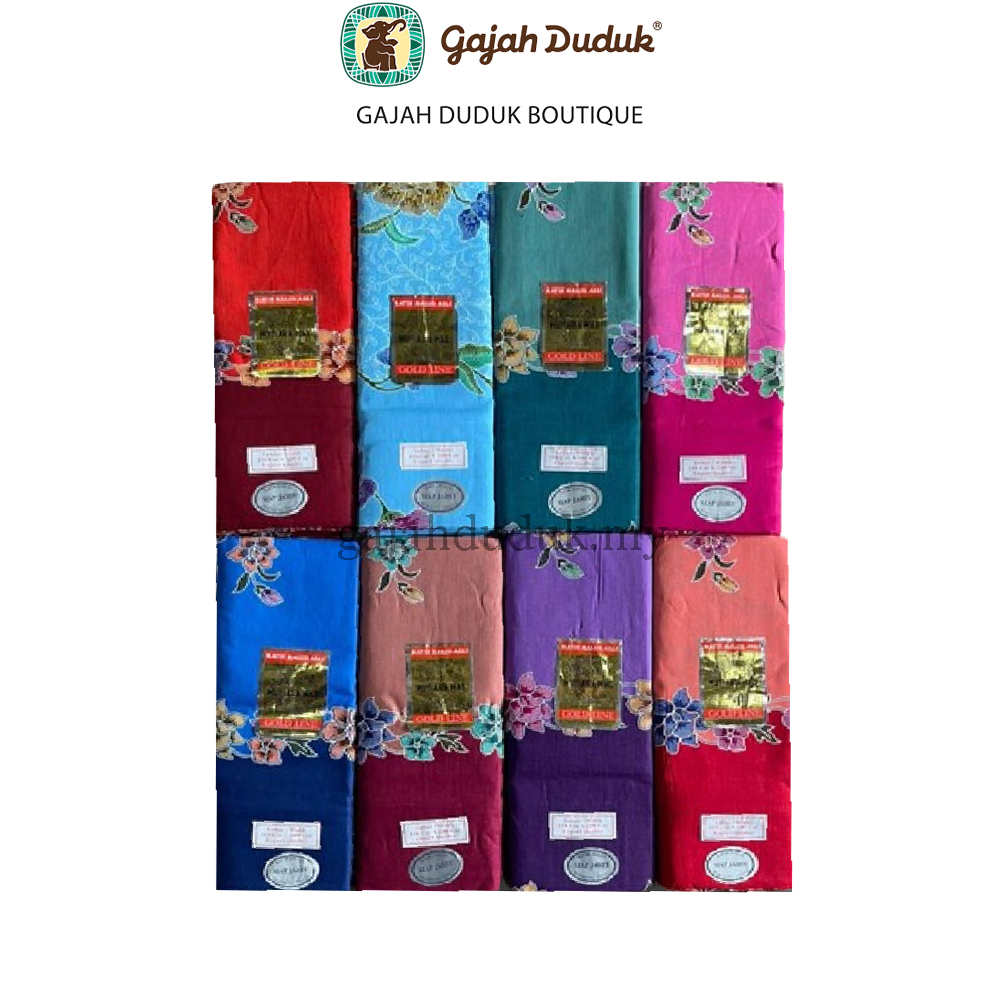  Kain Batik Hiasan Seni Corak Moden Premium Eksklusif Sejuk Lembut (Siap Jahit)