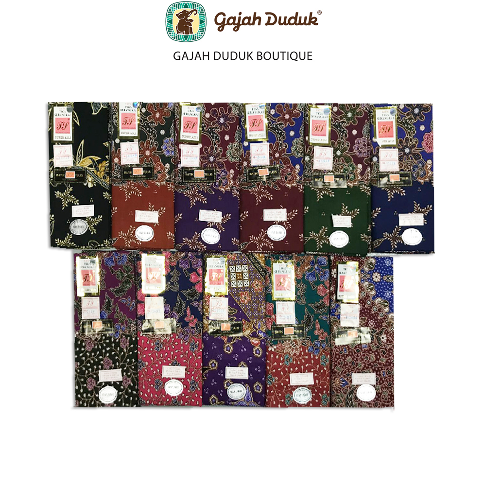 Kain Batik 3 Serangkai  Super Asli Lembut, Sejuk, Berkualiti & 100% Cotton