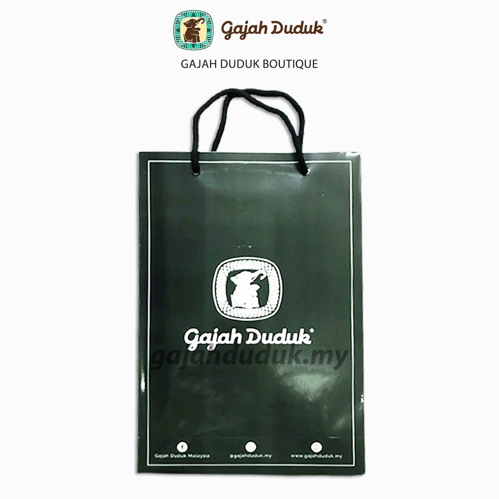 Paperbag Esklusif Gajah Duduk Sesuai Untuk Hadiah 