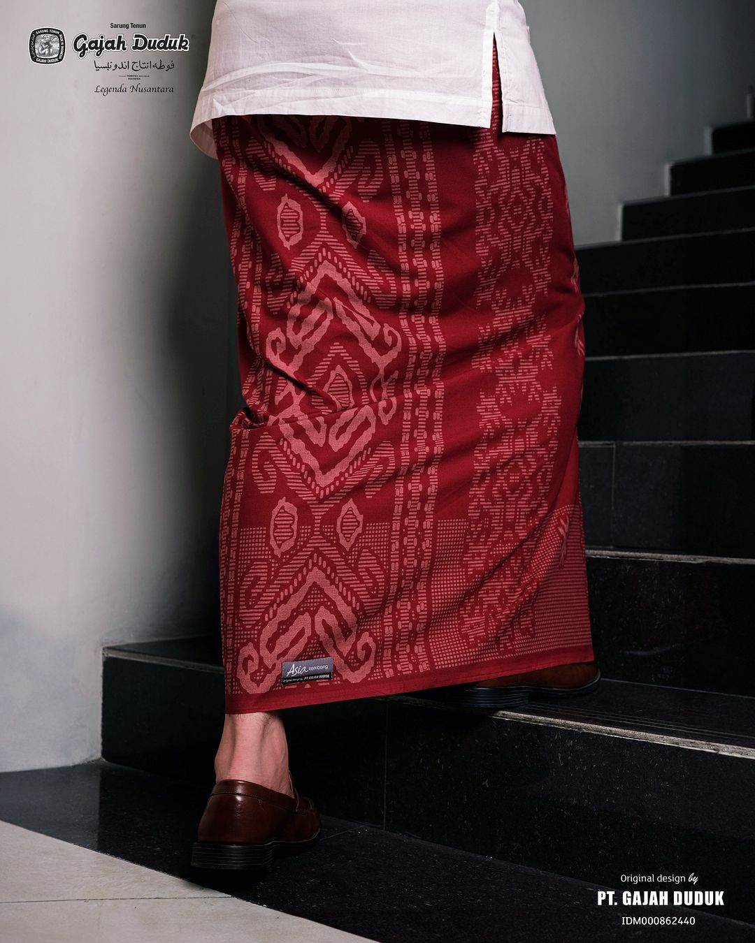 Kain Pelikat Eksklusif Gajah Duduk Asia Kembang / Mika Kembang (Medium 4000)