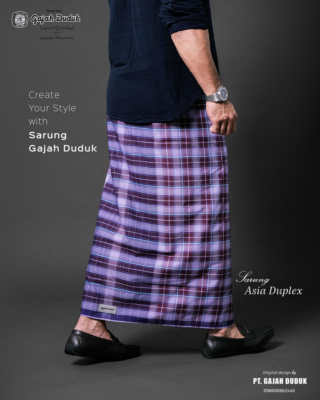 Kain Pelikat Gajah Duduk Asia Nusantara / Asia Duplex (Standard - 2000 benang)