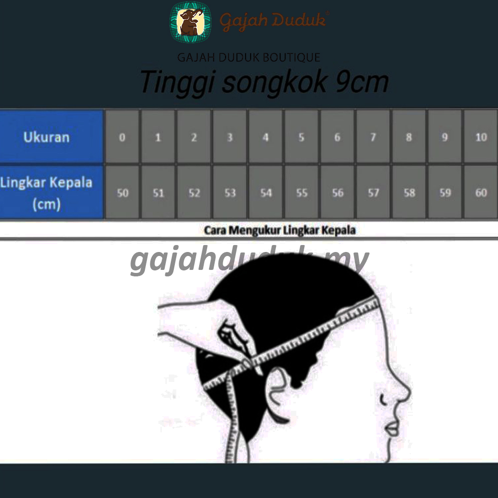 Kopiah Songkok Lipat Umrah Haji  Eksklusif Mudah Dibawa & Boleh Lipat