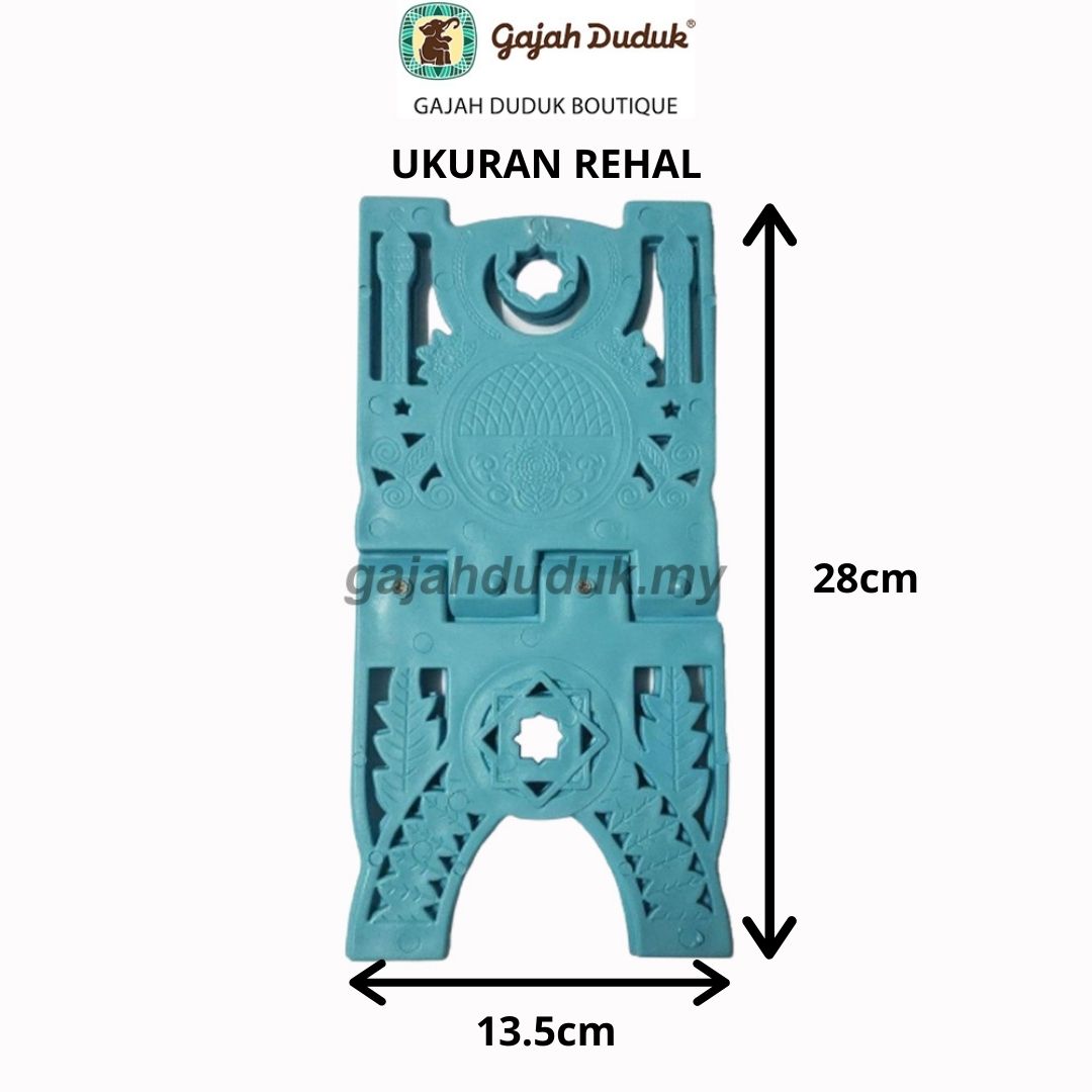  Rehal Plastik Mix Colour Sesuai Untuk Membaca Iqra' Dan Muqaddam, Cantik, Murah & Ringan