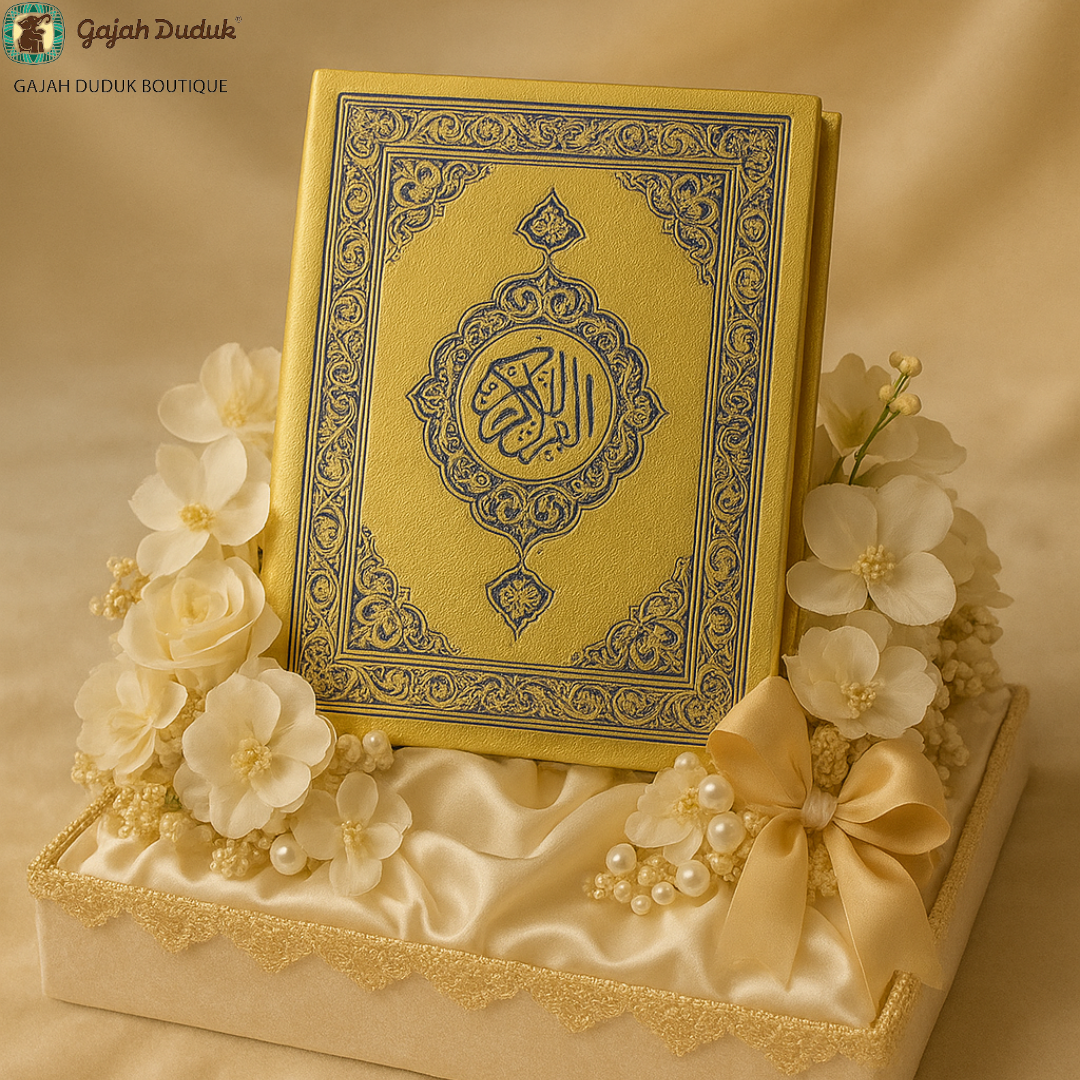  Al-Quran Al-Karim Hantaran Tunang Kahwin Gold Silver Exclusive Sesuai Untuk Wanita & Lelaki