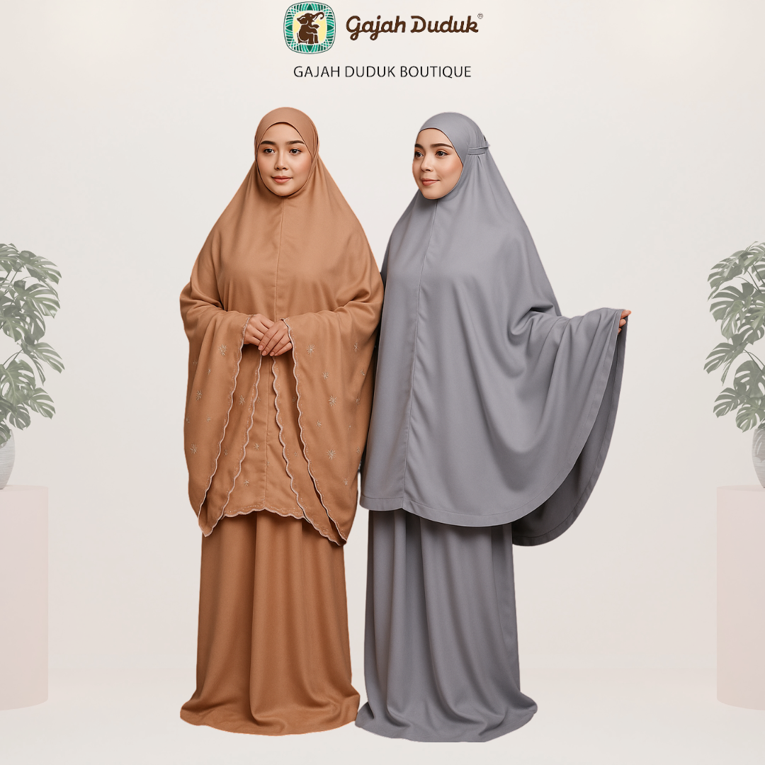 Telekung Shimmer Sulam Exclusive Sesuai Untuk Dijadikan Hantaran Nikah Tunang Kahwin