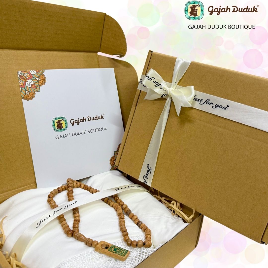 Set Gift Box Telekung Hadiah Istimewa Buat Wanita
