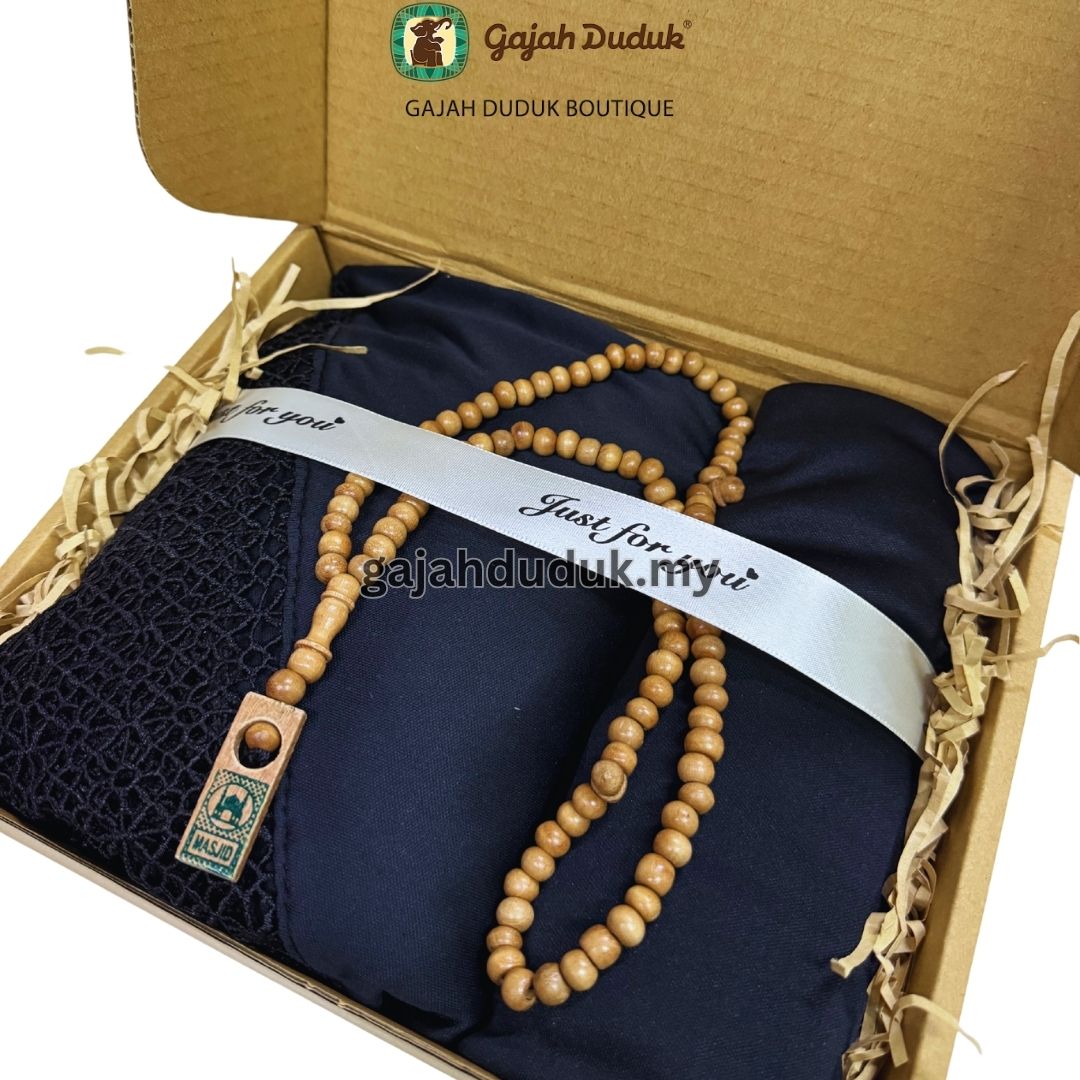 Set Gift Box Telekung Hadiah Istimewa Buat Wanita