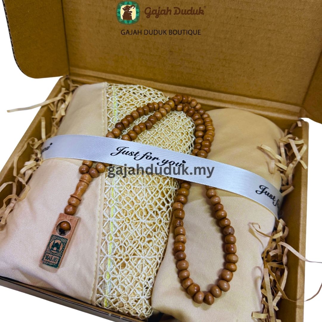 Set Gift Box Telekung Hadiah Istimewa Buat Wanita