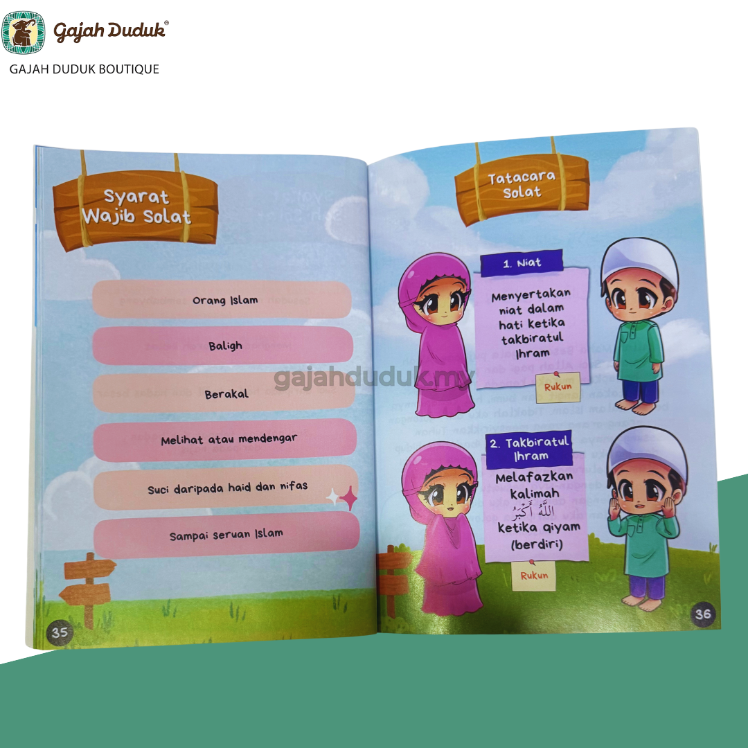 Buku Mari Solat Panduan Asas Solat Lelaki dan Perempuan