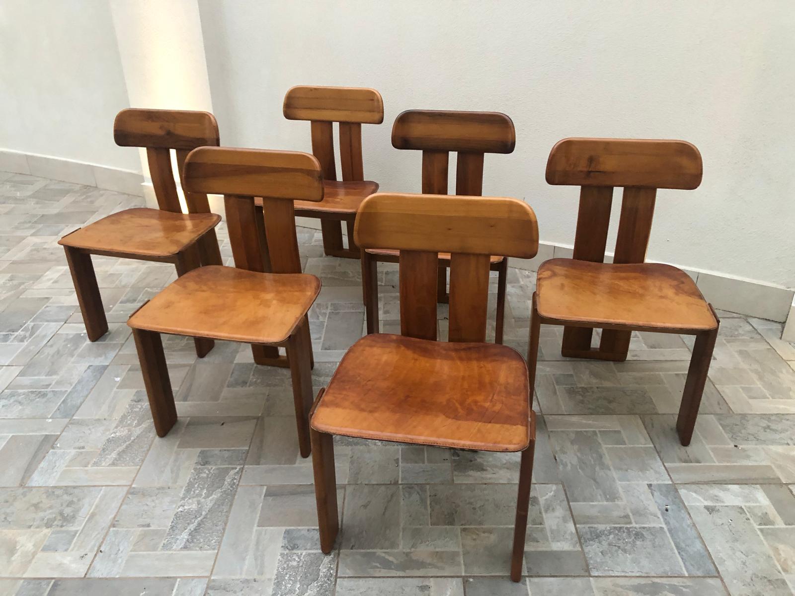 Set Of Six “Sapporo” Chairs Design Mario Marenco For MobilGirgi , 1970 Italy 