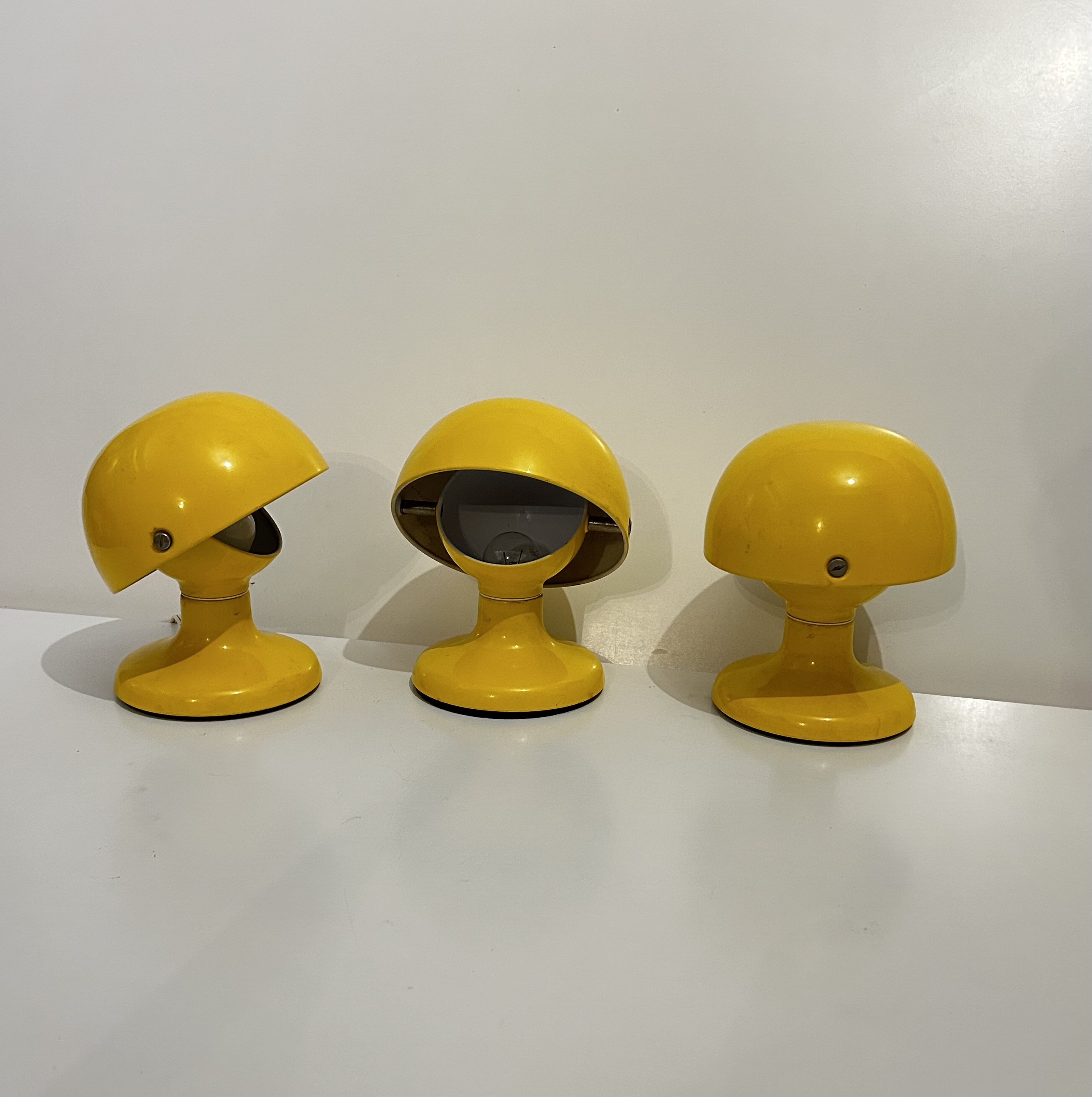 "Jucker" Design Tobia Scarpa Prod. Flos, Italy, 1960s Set Of 3 