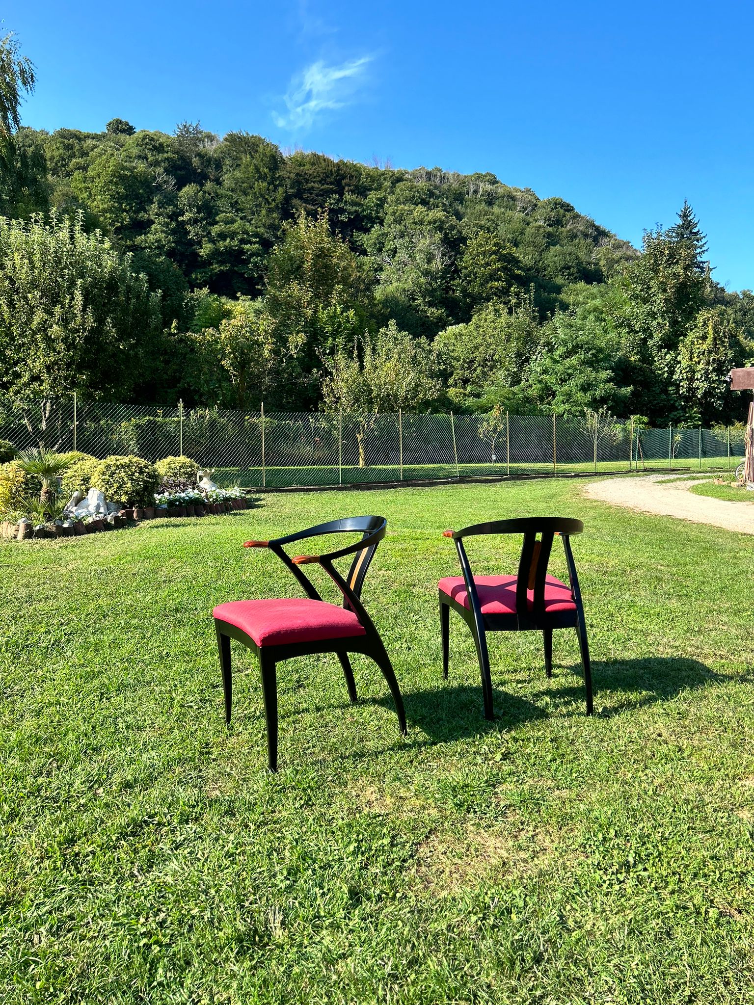 Coppia Set Poltroncine Sedie Prod. Giorgietti Anni 80 