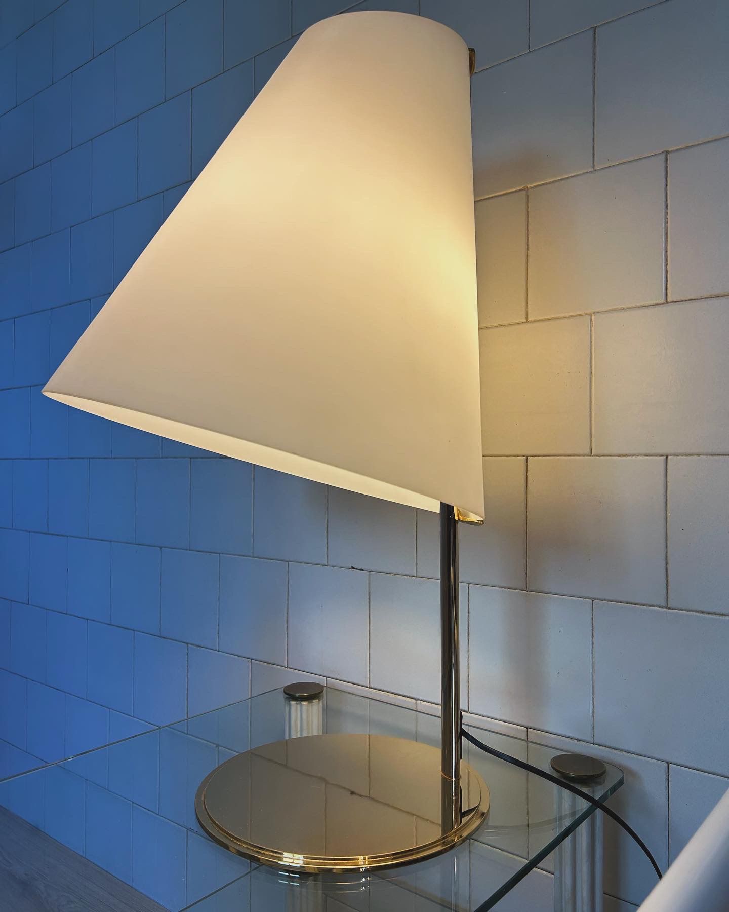 Lampada da tavolo Micene Grande vintage di Renato Toso & Giovanna Noti Massari per Leucos 